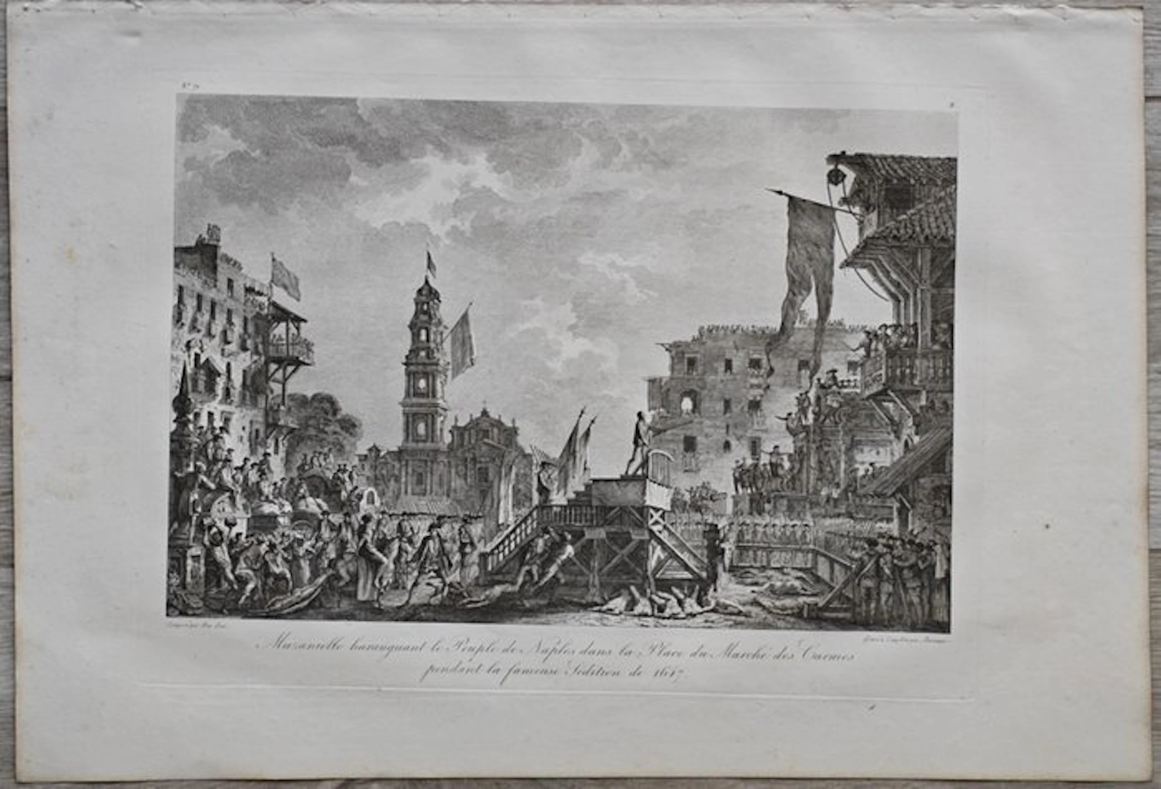 Italy - Masaniello in Piazza del Mercato