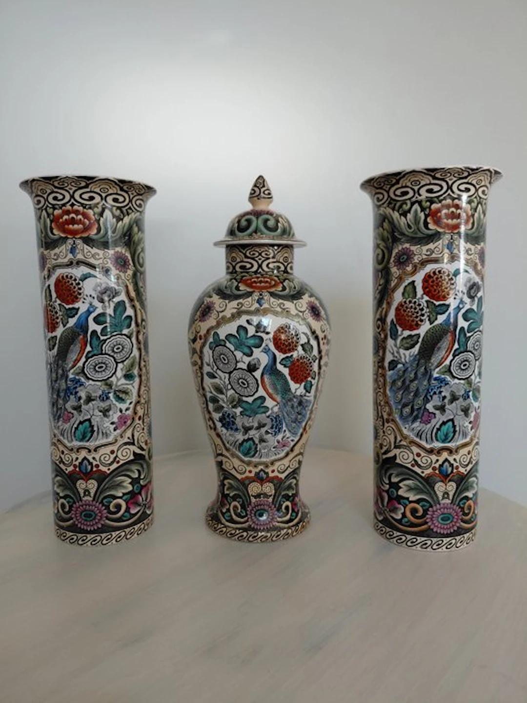 Société Céramique, Maestricht - Vase (3) - Earthenware