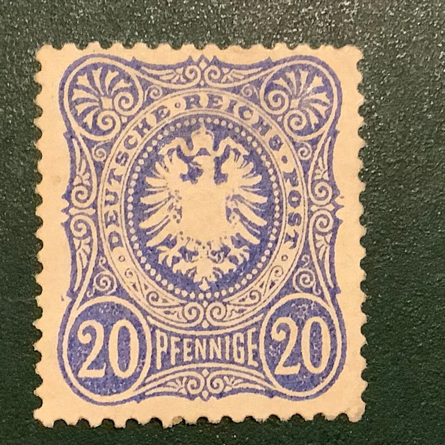 German Empire 1875 - 20 Pfennigs - MNG - Michel 34