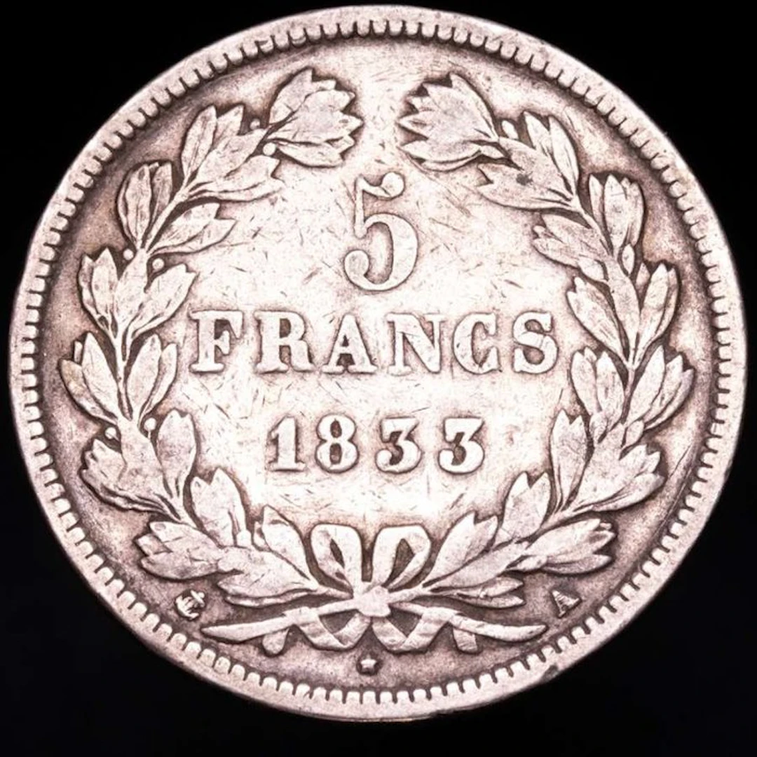 France. Louis Philippe I. 5 Francs 1833-A, Paris (No reserve price)