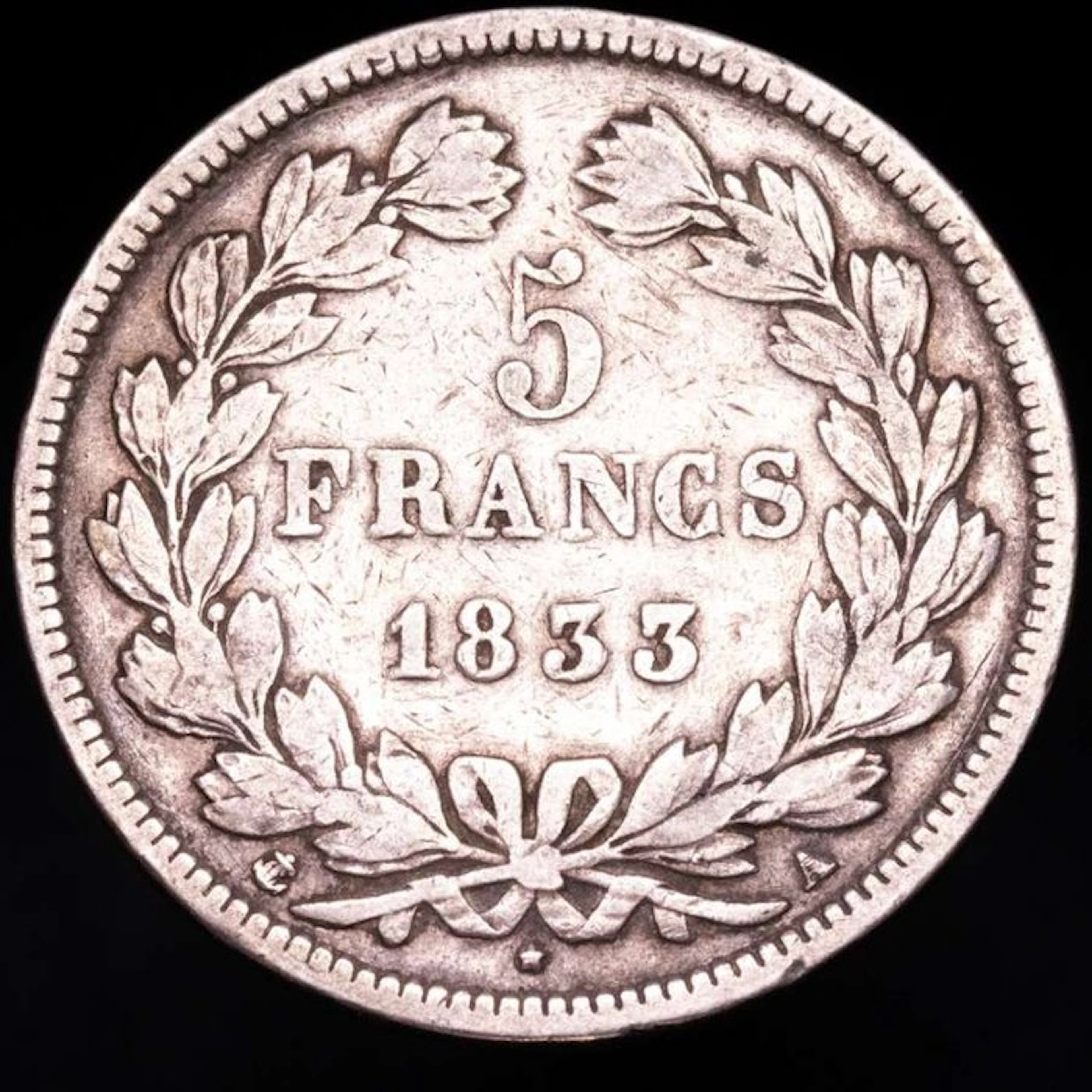 France. Louis Philippe I. 5 Francs 1833-A, Paris (No reserve price)