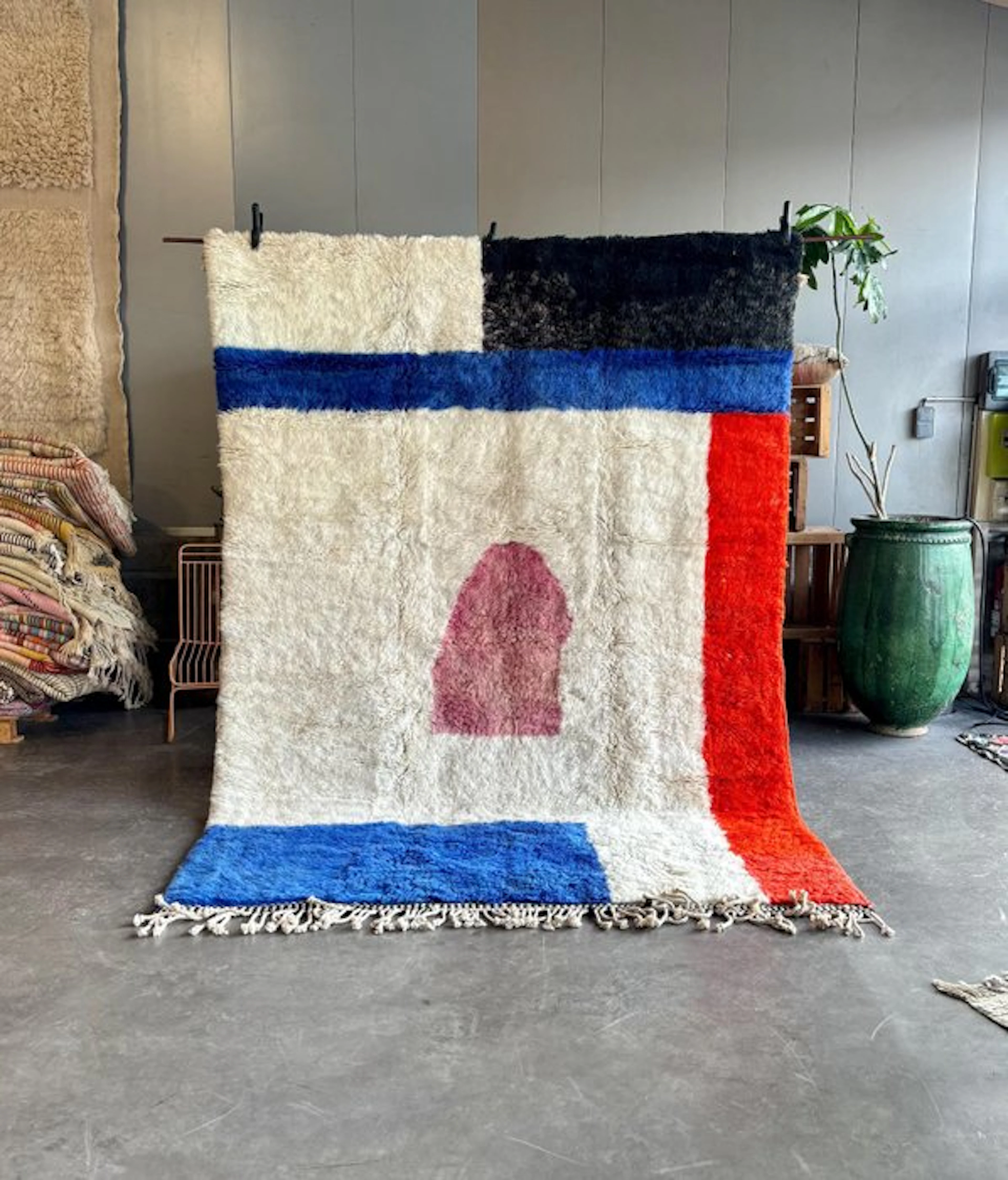 Colorful Moroccan Mrirt Wool Rug – Handmade Berber Rug - Rug - 300 cm - 200 cm