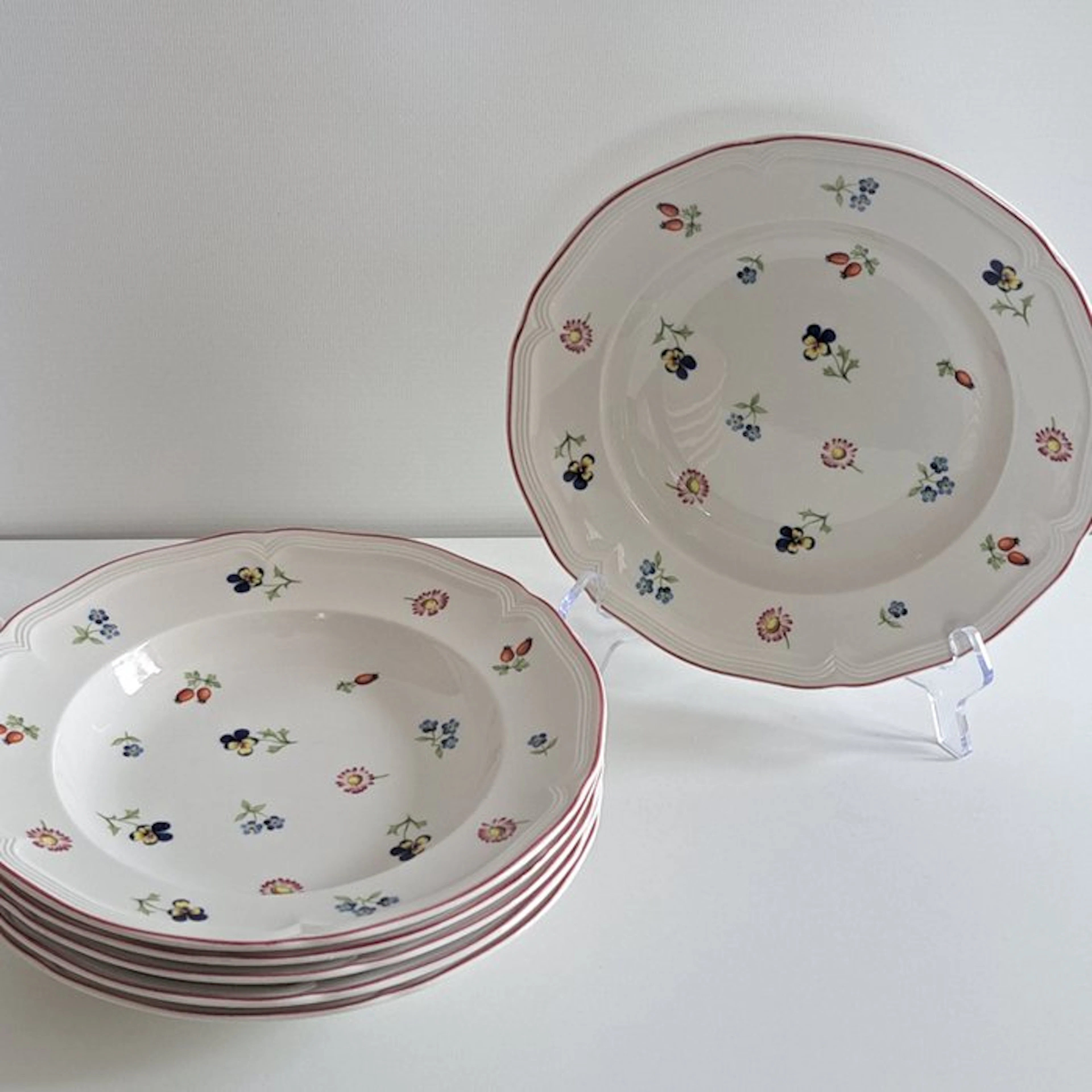 Villeroy & Boch - Dinner plate (6) - Petite Fleur - Vitro-Porcelain - Classic