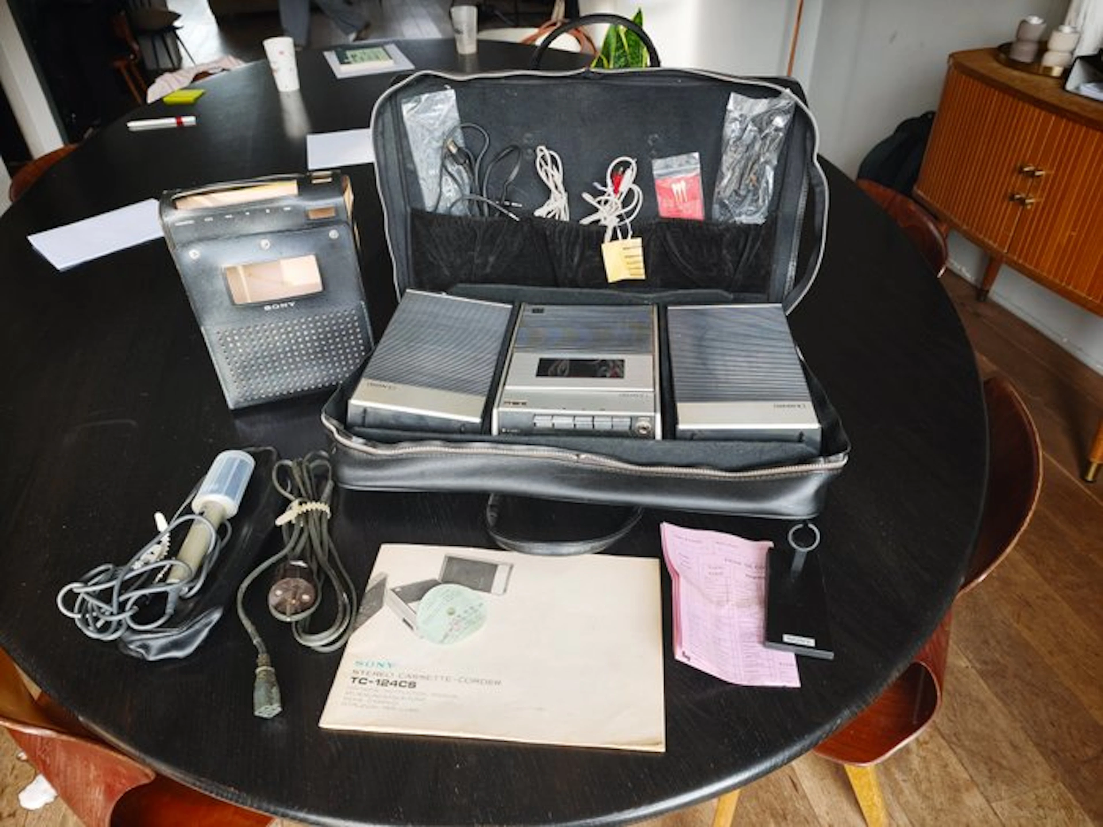 Sony - TC-124CS / Complete CS Accessory Pack Cassette recorder-player