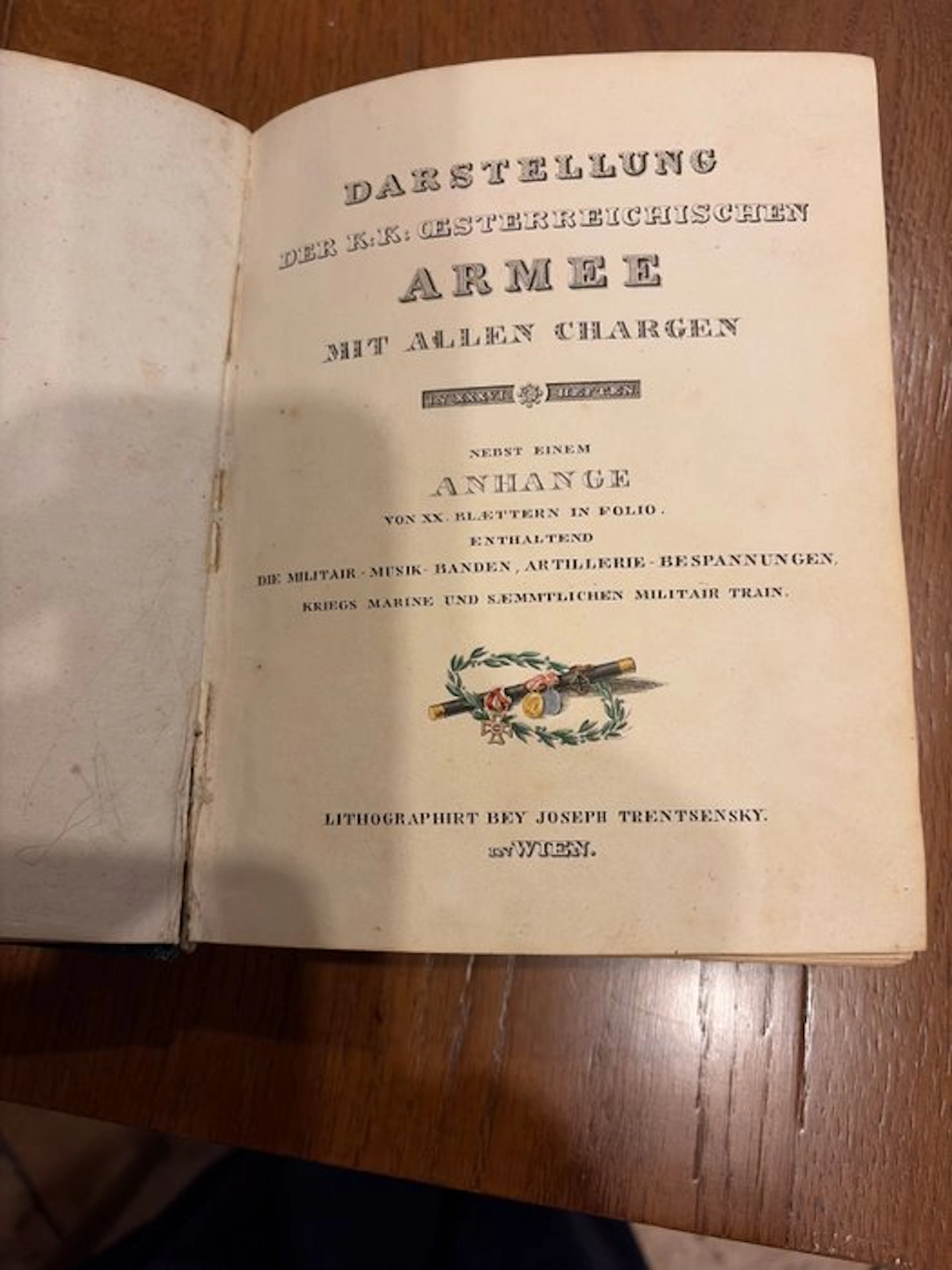 Joseph Trentsensky - Darstellung der k.k