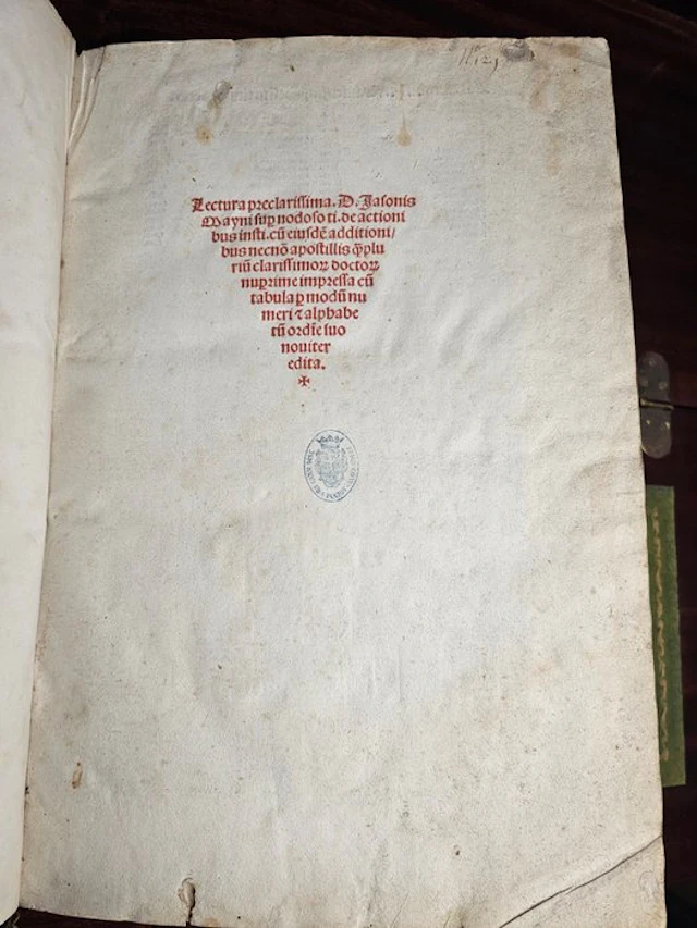 Giasone del Maino; Giovanni Crispo de’ Monti - Post...