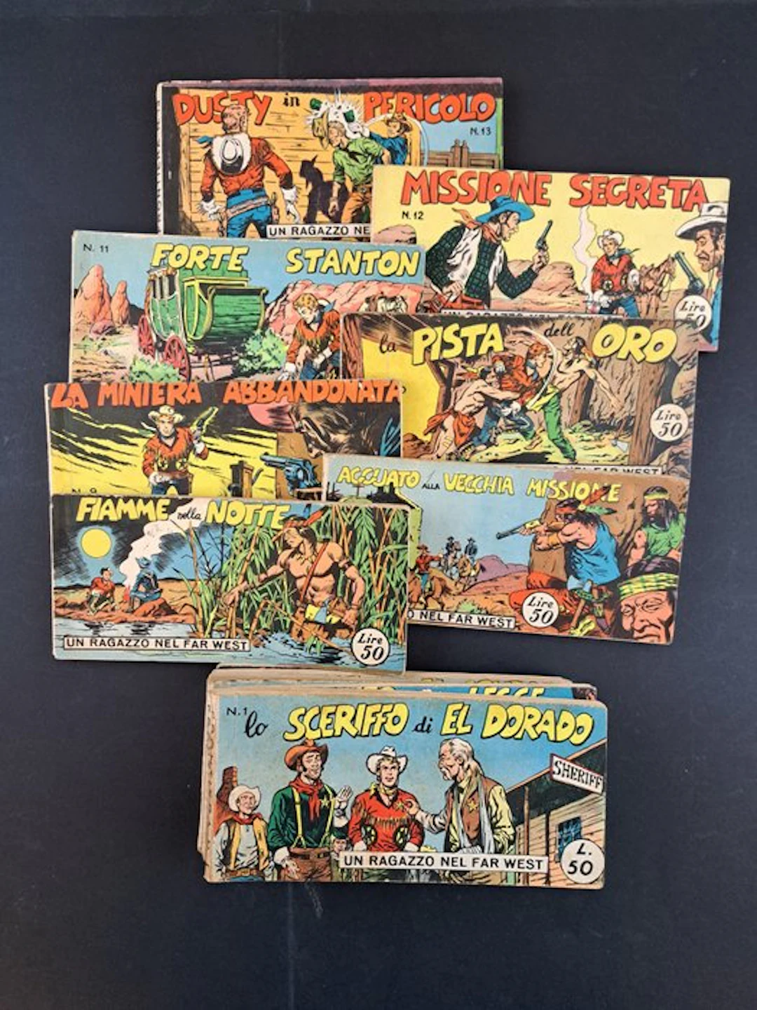 Un Ragazzo nel Far West Prima Serie Completa - 13 Comic