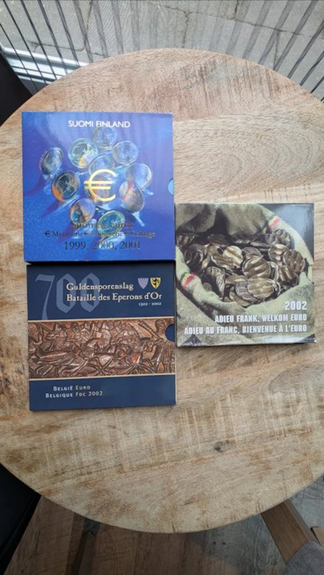 Belgium, Finland. Year Set (BU) 1999/2002 (3 items) (No reserve price)