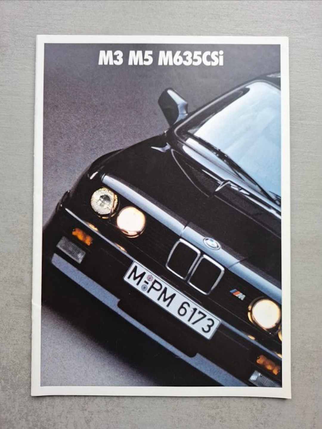 Brochure - BMW - M3 - M5 - M635 CSi - 1987