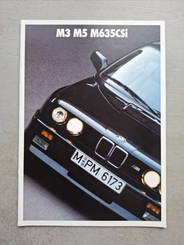 Brochure - BMW - M3 - M5 - M635 CSi - 1987