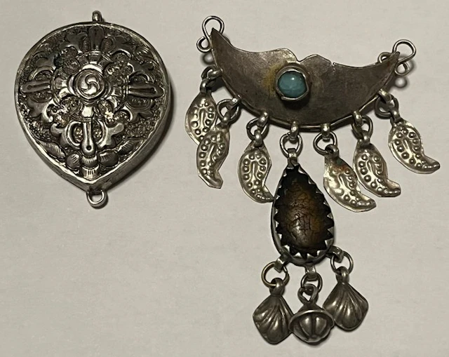 Asian silver, Tibetan, Chinese, Islamic art - Tibetan
