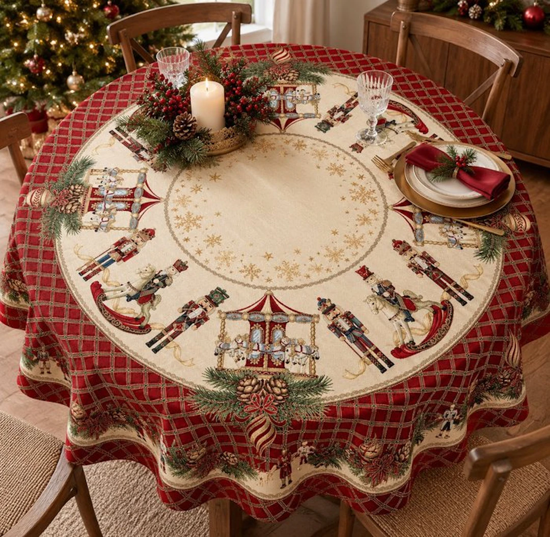 A Christmas of Other Times - Tablecloth - 140 cm - 140 cm