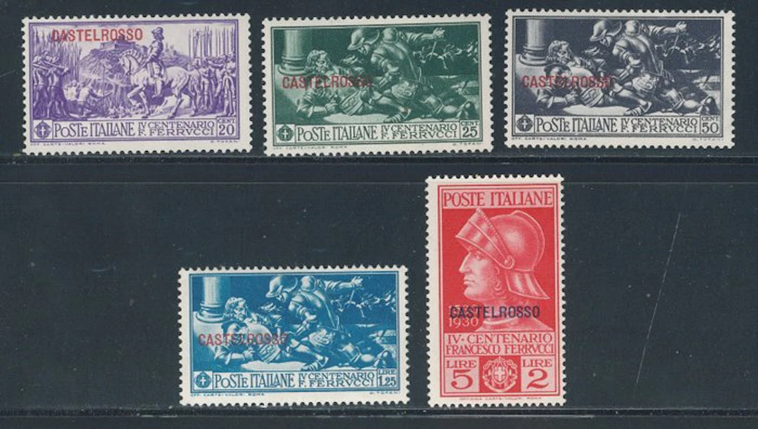 Catellorizo - Ferrucci, complete series no. 25/29.