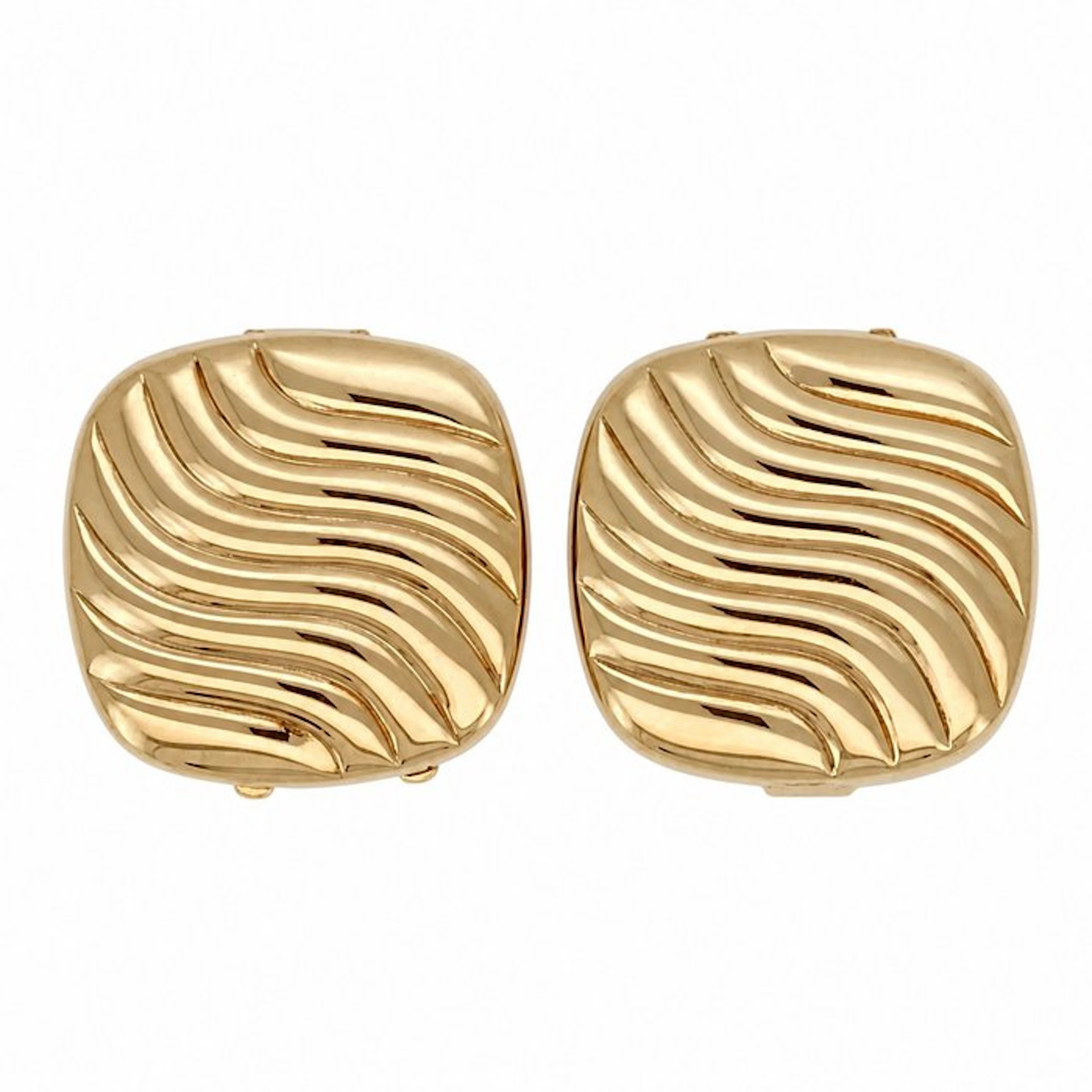 Stella - Earrings - 18 kt. Yellow gold - Made in Italy - Handmade