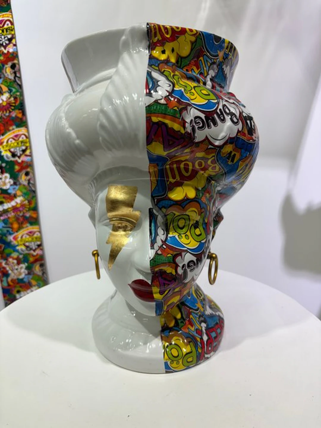 Ardor - Ardor - Vase - Biscuit porcelain - Moor's Head