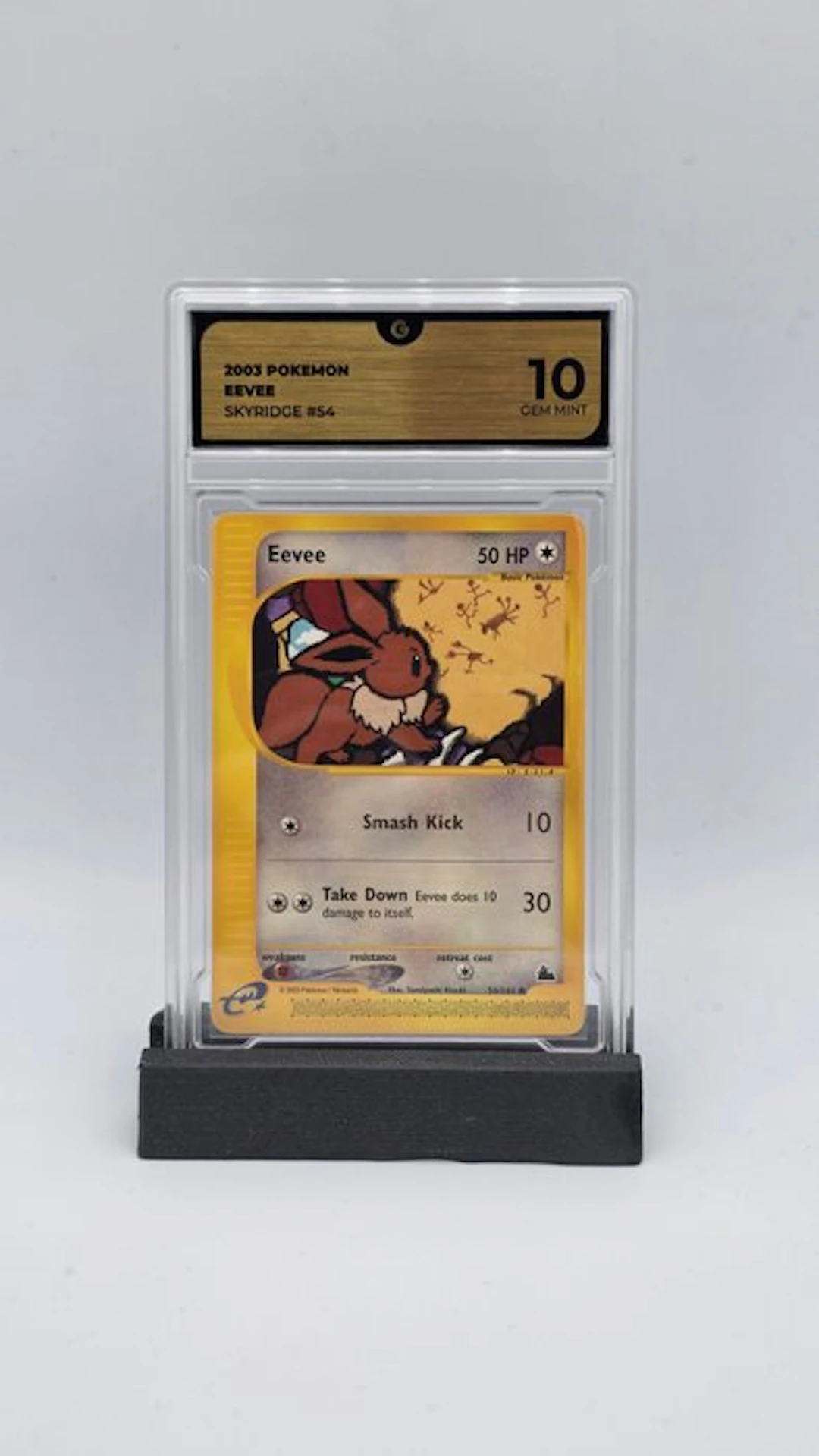 Pokémon - 1 Graded card - Eevee #54 - GG 10 - WOTC - Skyridge