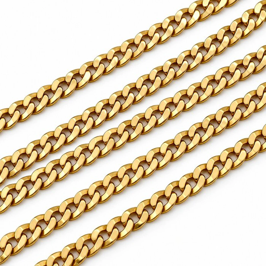 Necklace - 18 kt. Yellow gold - Made in Italy - Handmade