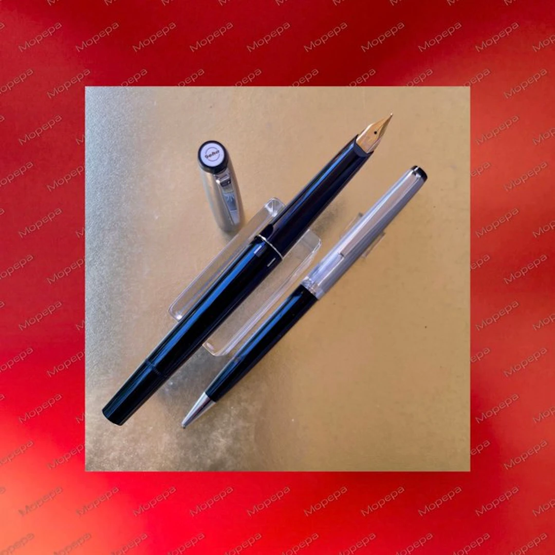 Geha - GEHA Set Gold-Wing 722 fountain pen and pencil Vintage 1970-75 - Pen