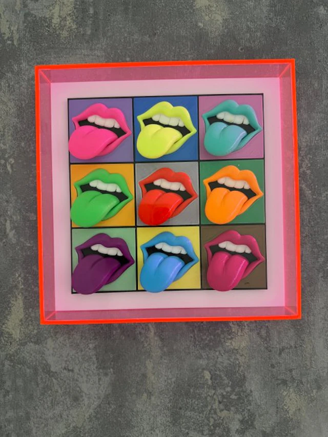 KIRAS - LE MALELINGUE! 25x25cm FUCSIA