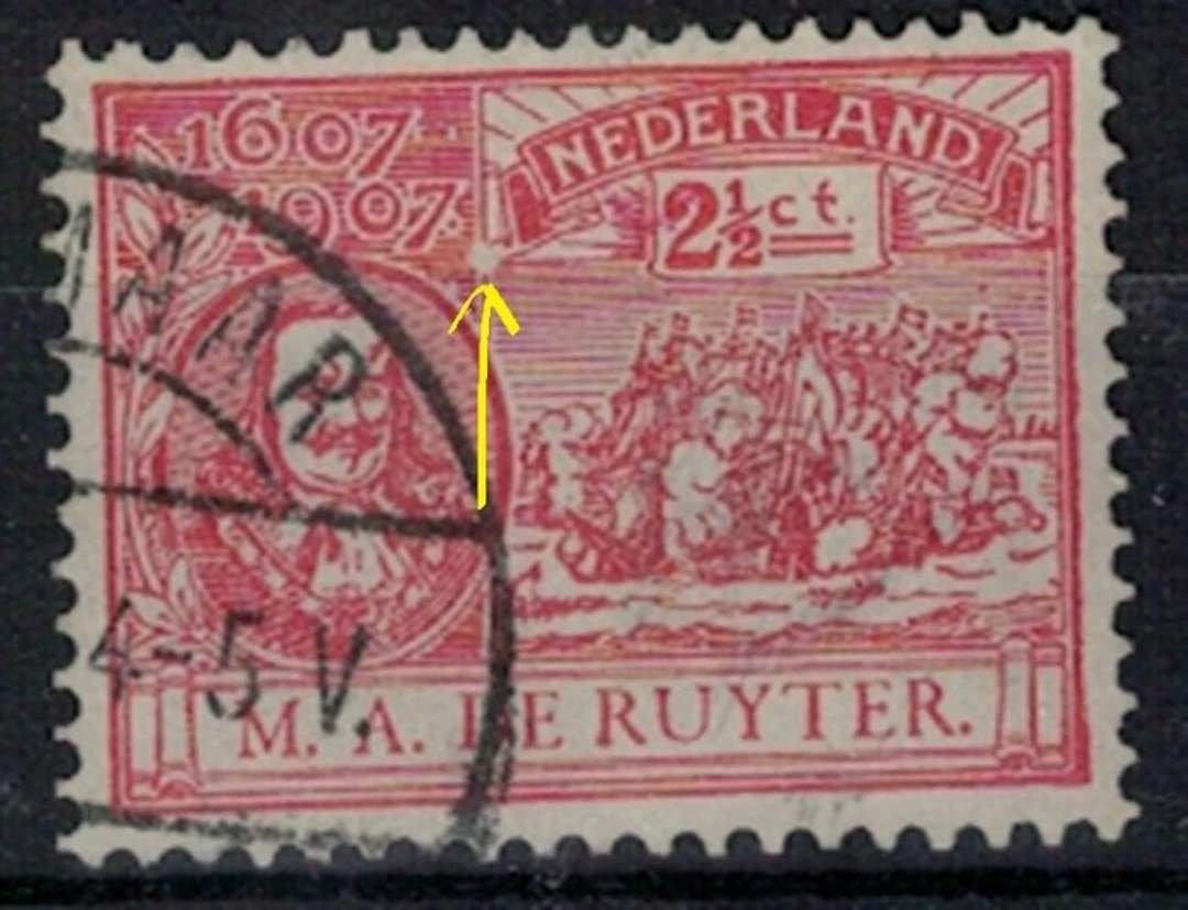 Netherlands - Nice batch of plate errors, postmarked.