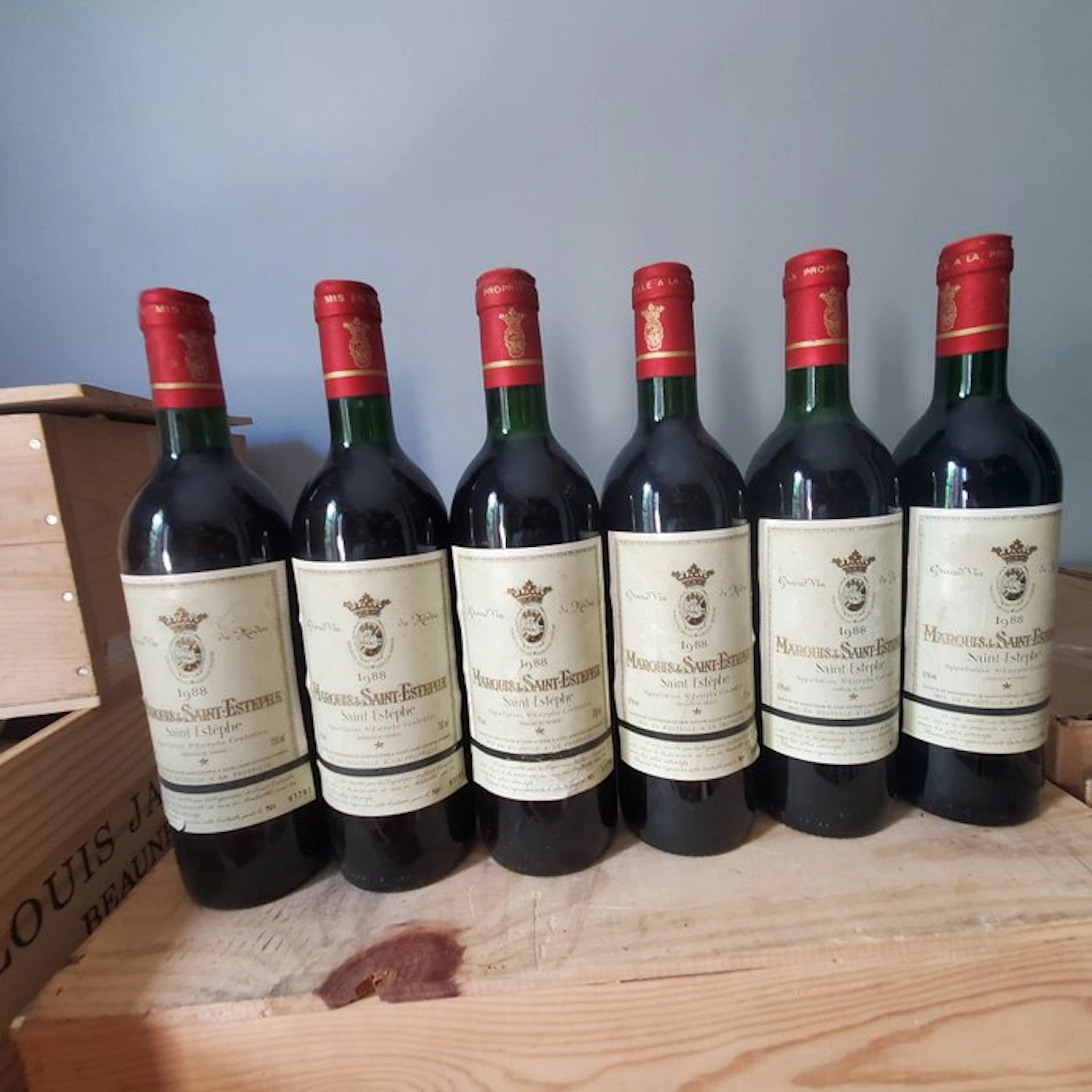 1988 Marquis de Saint Estephe - Saint-Estèphe - 6 Bottles (0.75L)
