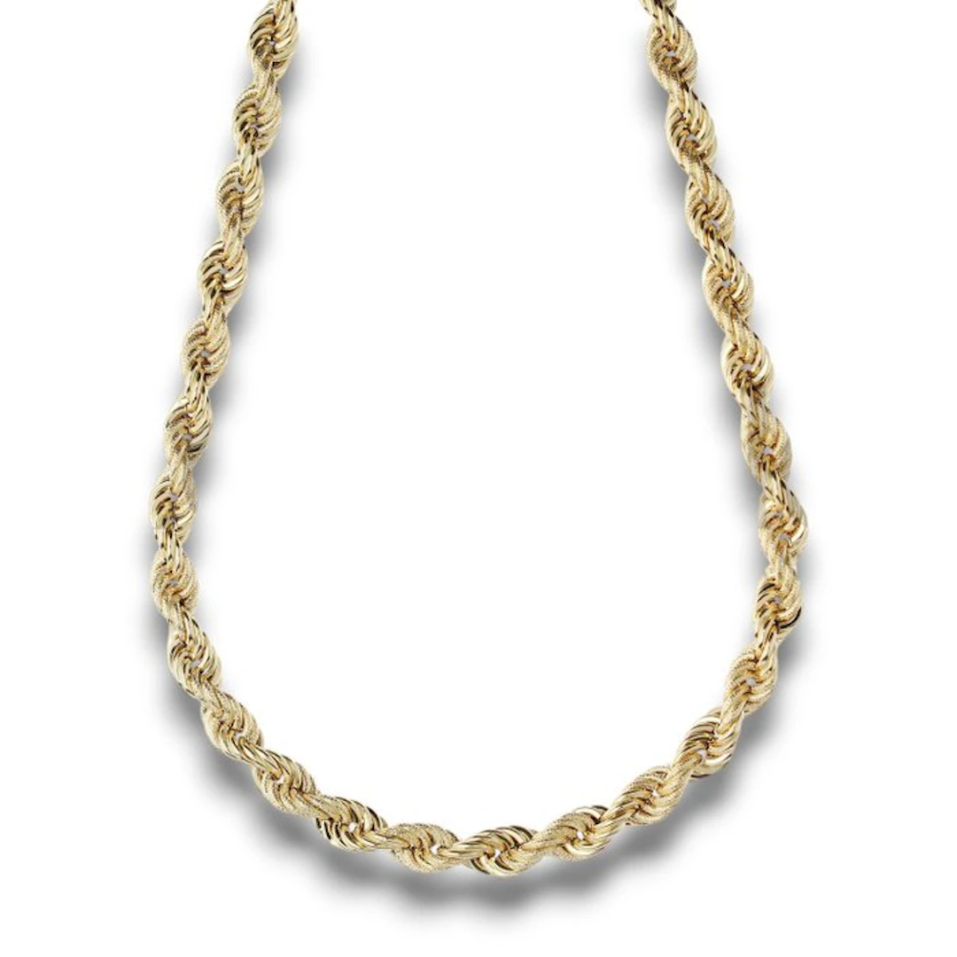 Necklace - 18 kt. Yellow gold - Empty rope 21 g