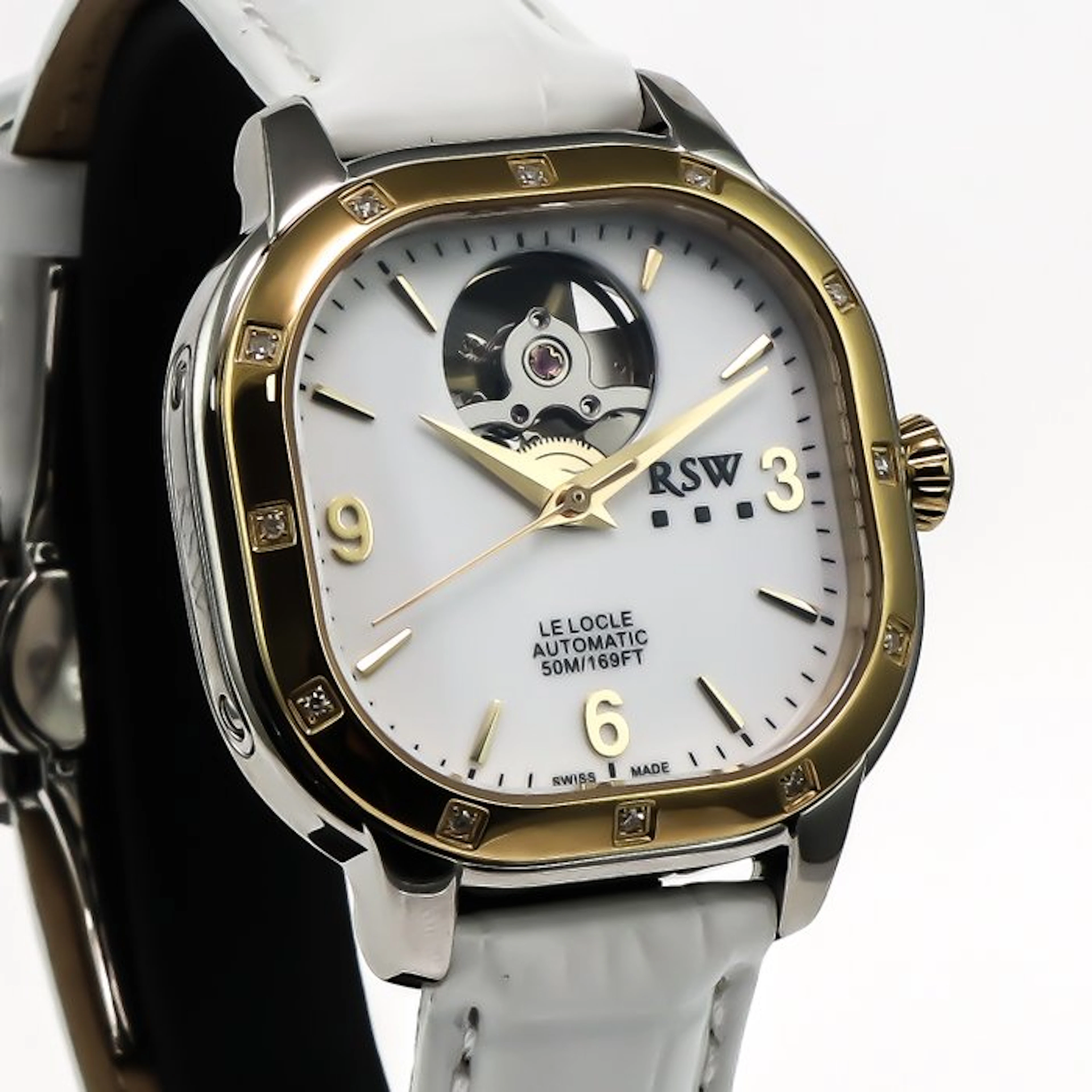 RSW - Le Locle Open heart Automatic Swiss Made Watch...