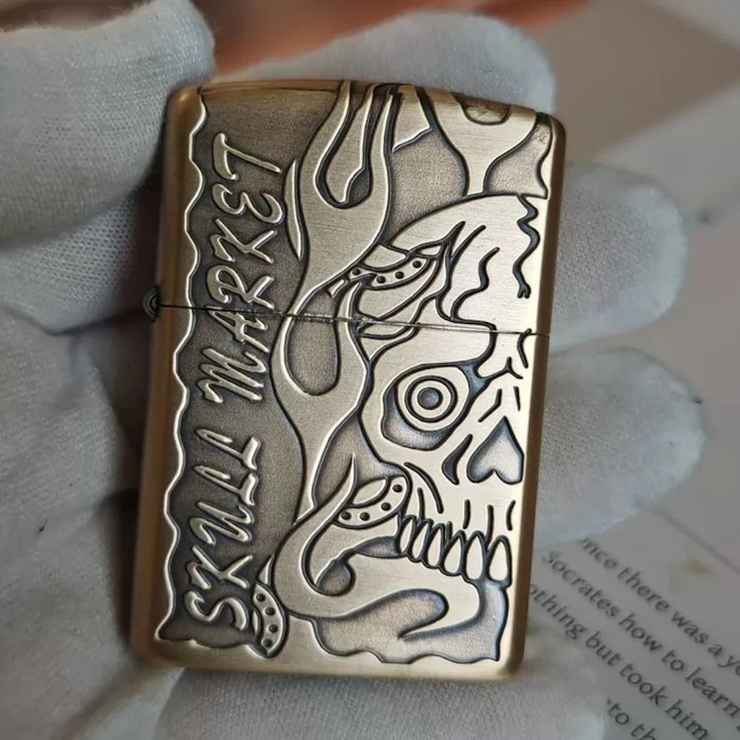 Zippo - Cranio - No reserve price - Lighter - Brass