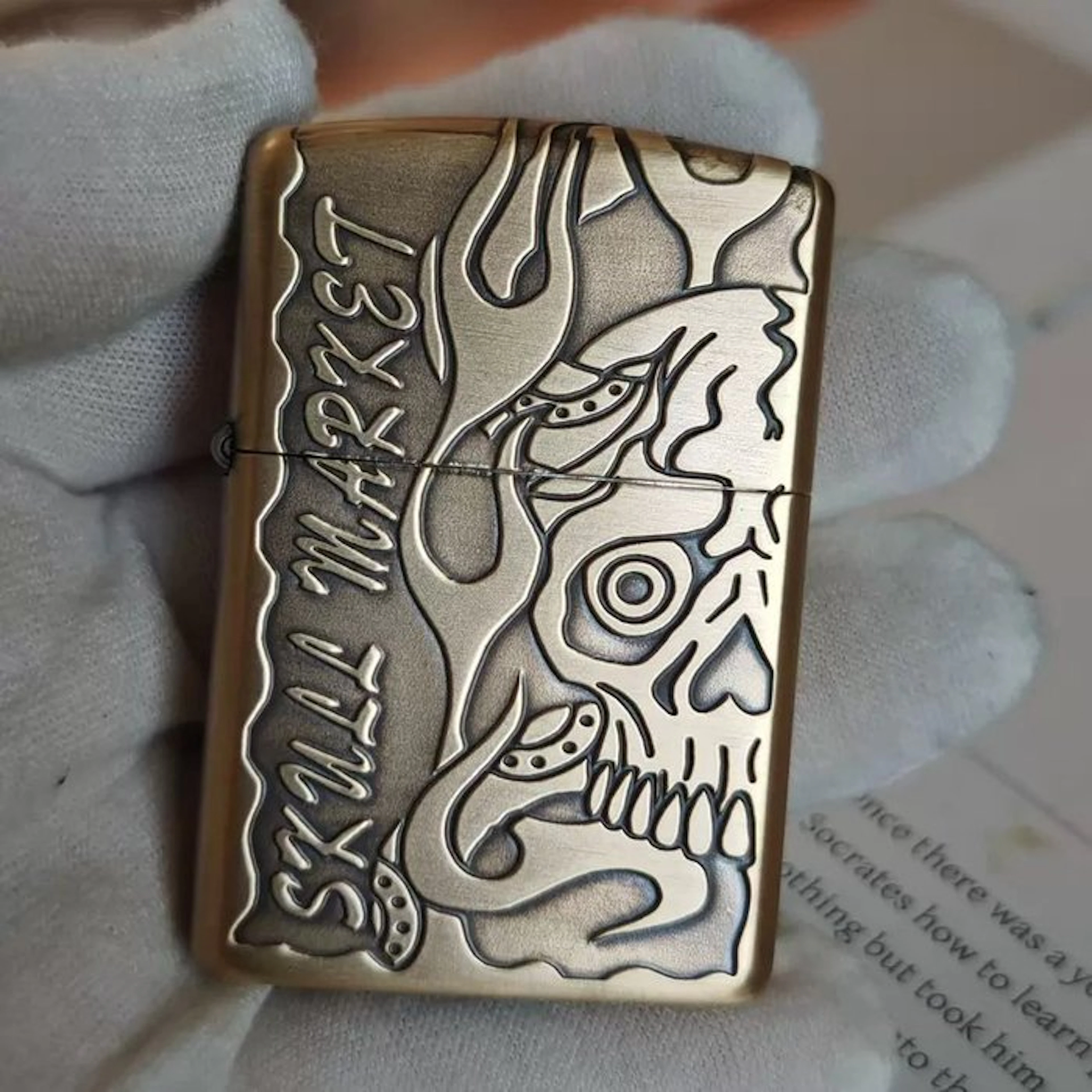 Zippo - Cranio - No reserve price - Lighter - Brass