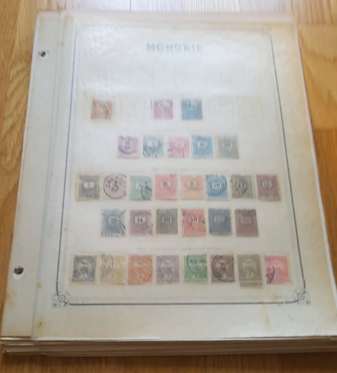 Hungary, Georgia, and Estonia 1872/1956 - Old collection on album pages
