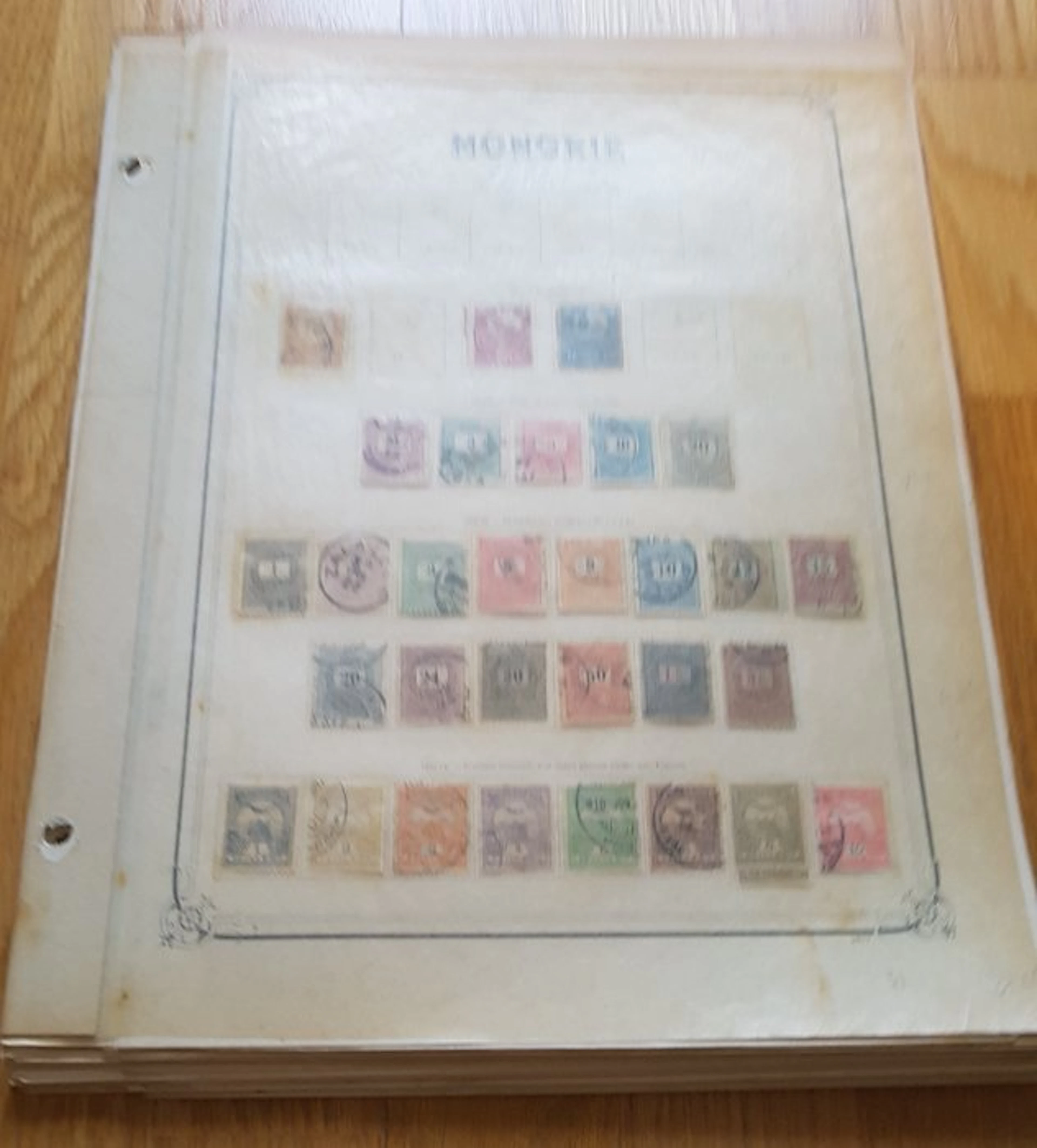 Hungary, Georgia, and Estonia 1872/1956 - Old collection on album pages