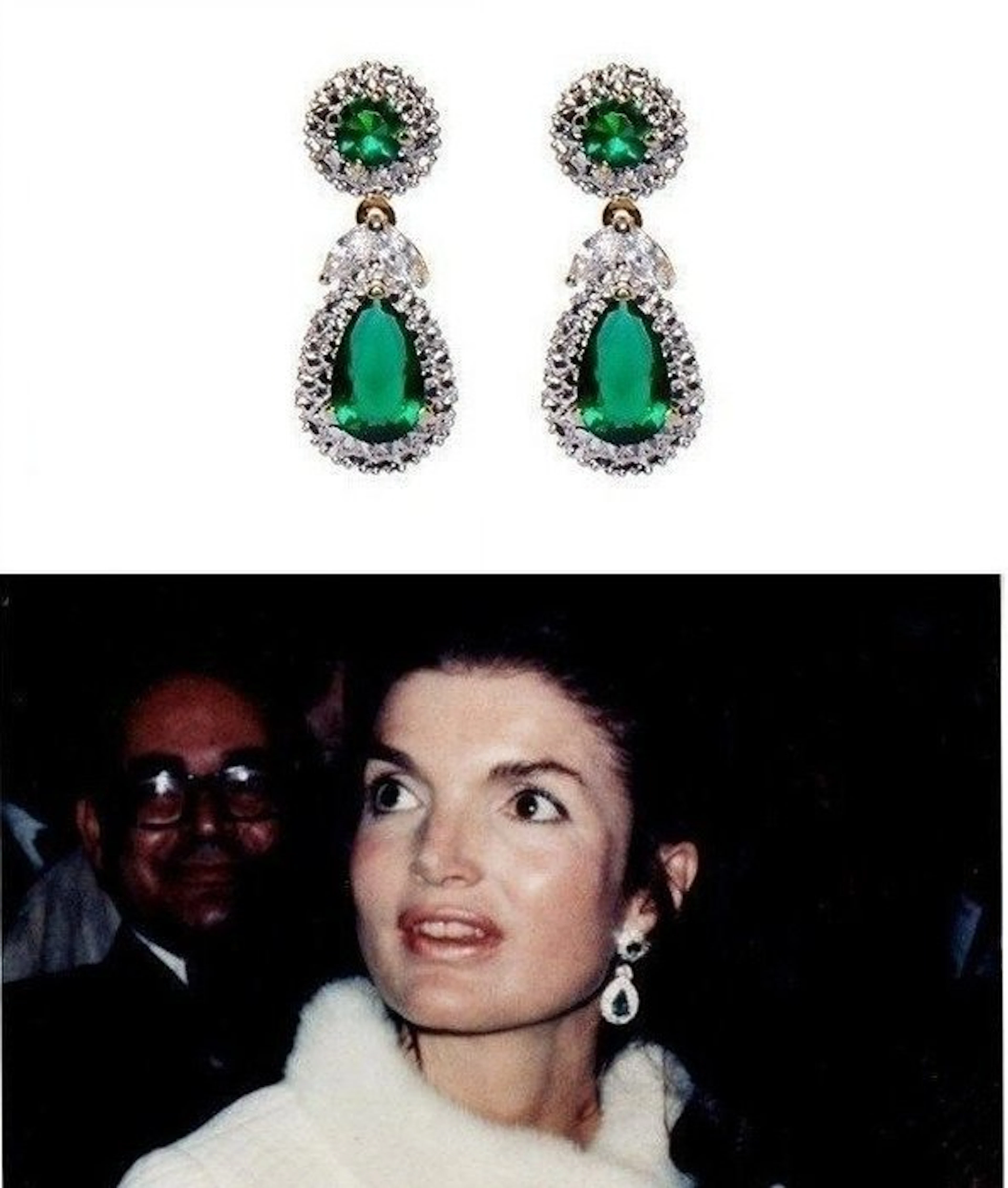 Camrose & Kross - Crystal emerald - Earrings