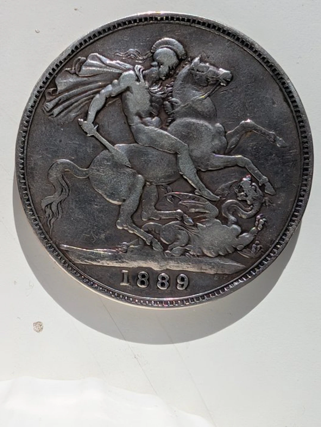 United Kingdom. Victoria (Queen Victoria). 1 Crown 1889 (No reserve price)