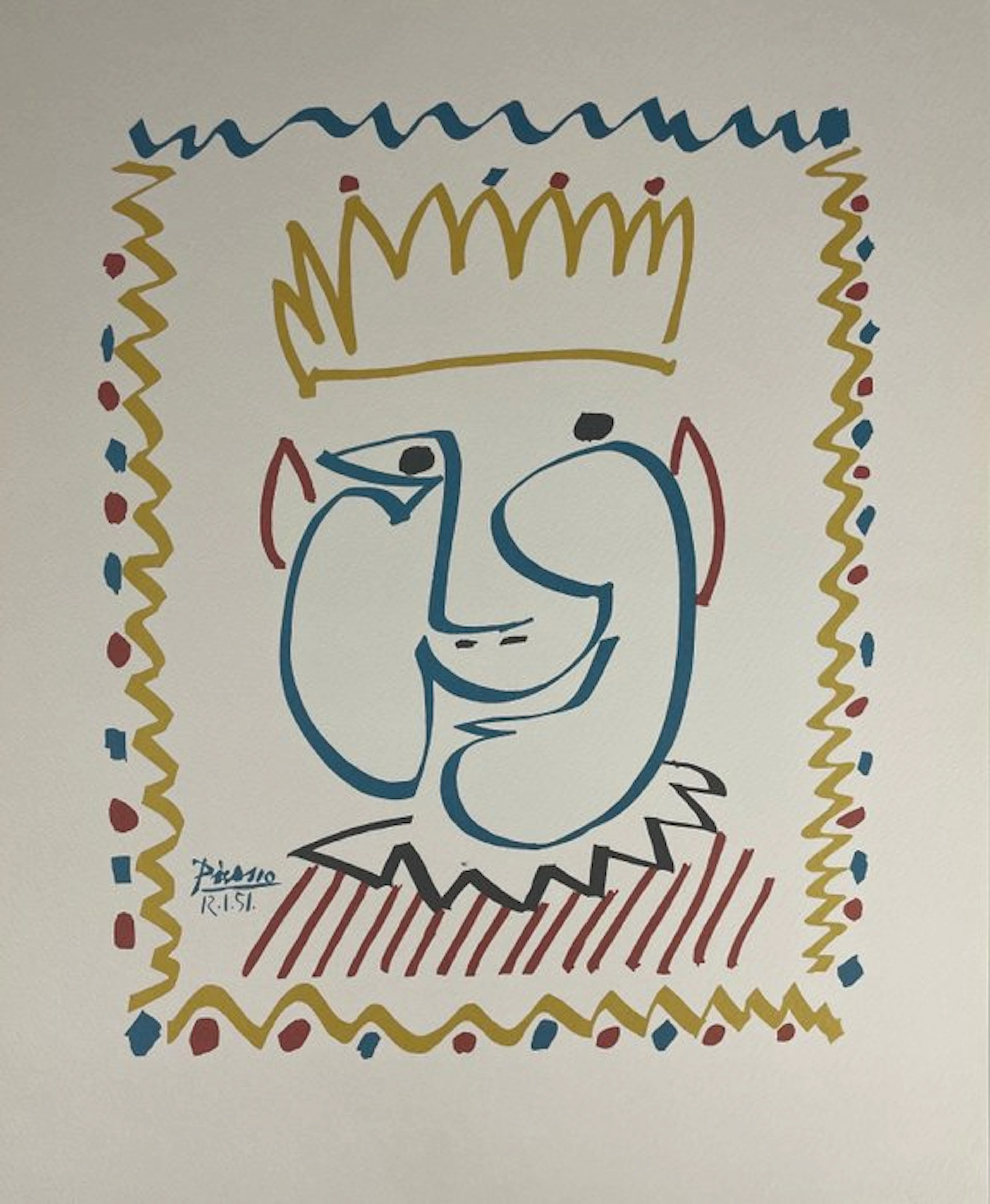 Pablo Picasso (1881-1973) - Le roi de carnaval