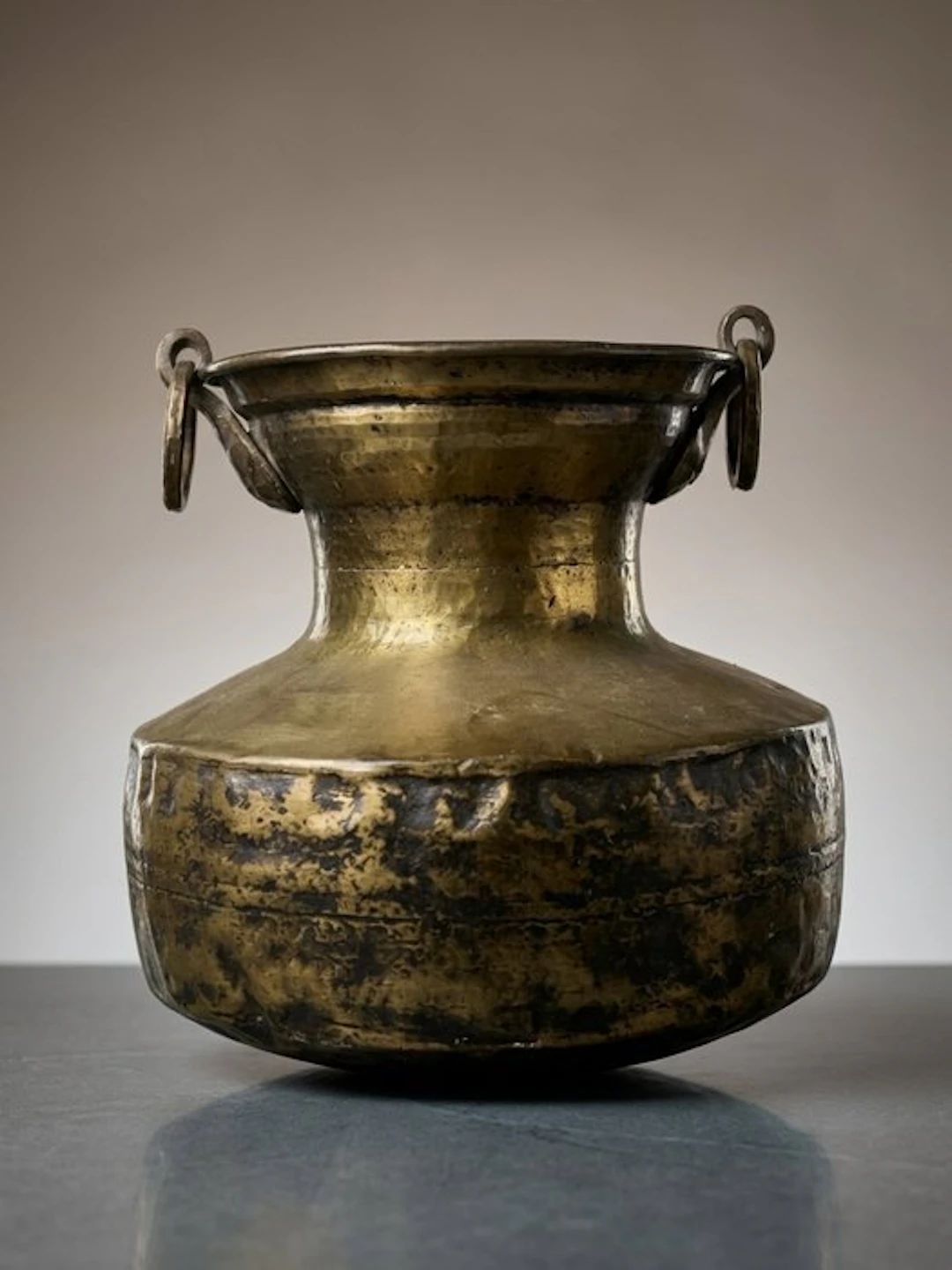 Vessel - hand-hammered and driven - 1940-1950 - Pot Moonlight
