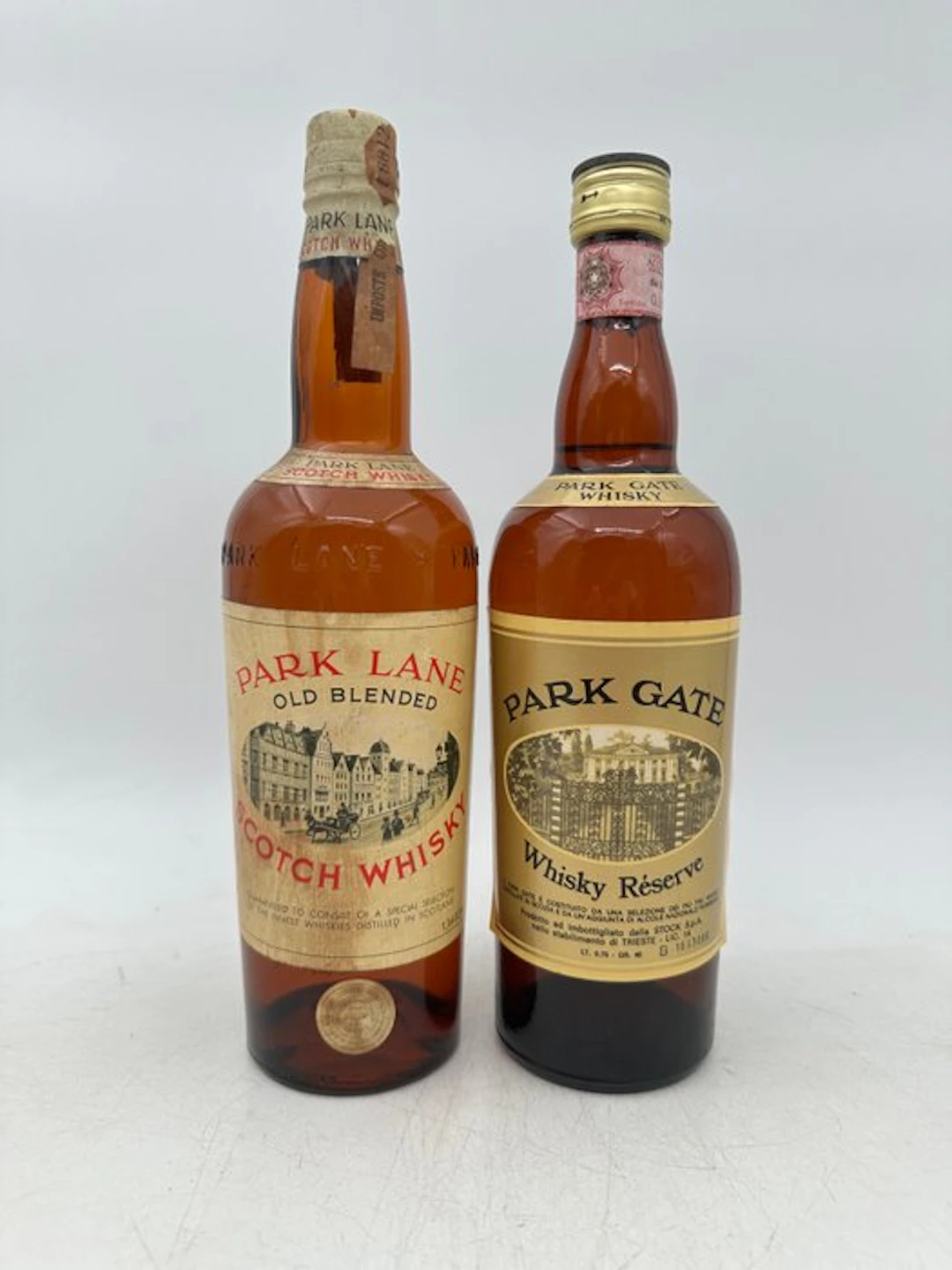 Park Gate Réserve & Park Lane - Stock - b. 1960s - 75cl - 2 bottles