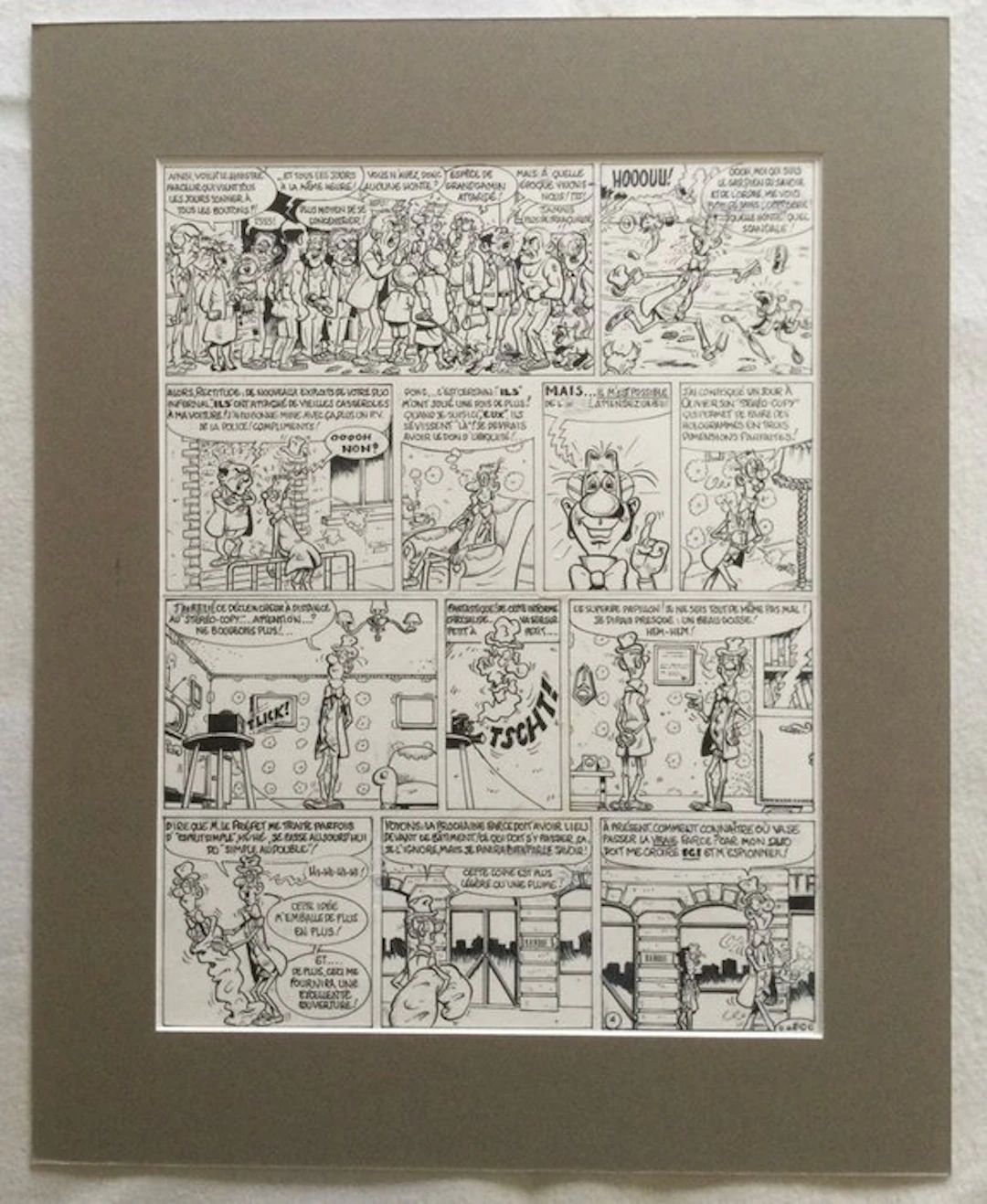 Devos, Jacques - 1 Original page - Génial Olivier...