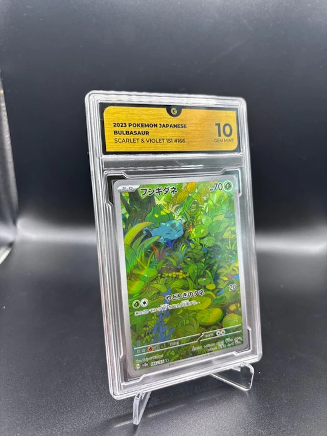Pokémon - 1 Graded card - Bulbasaur 166 Full art - GG 10...