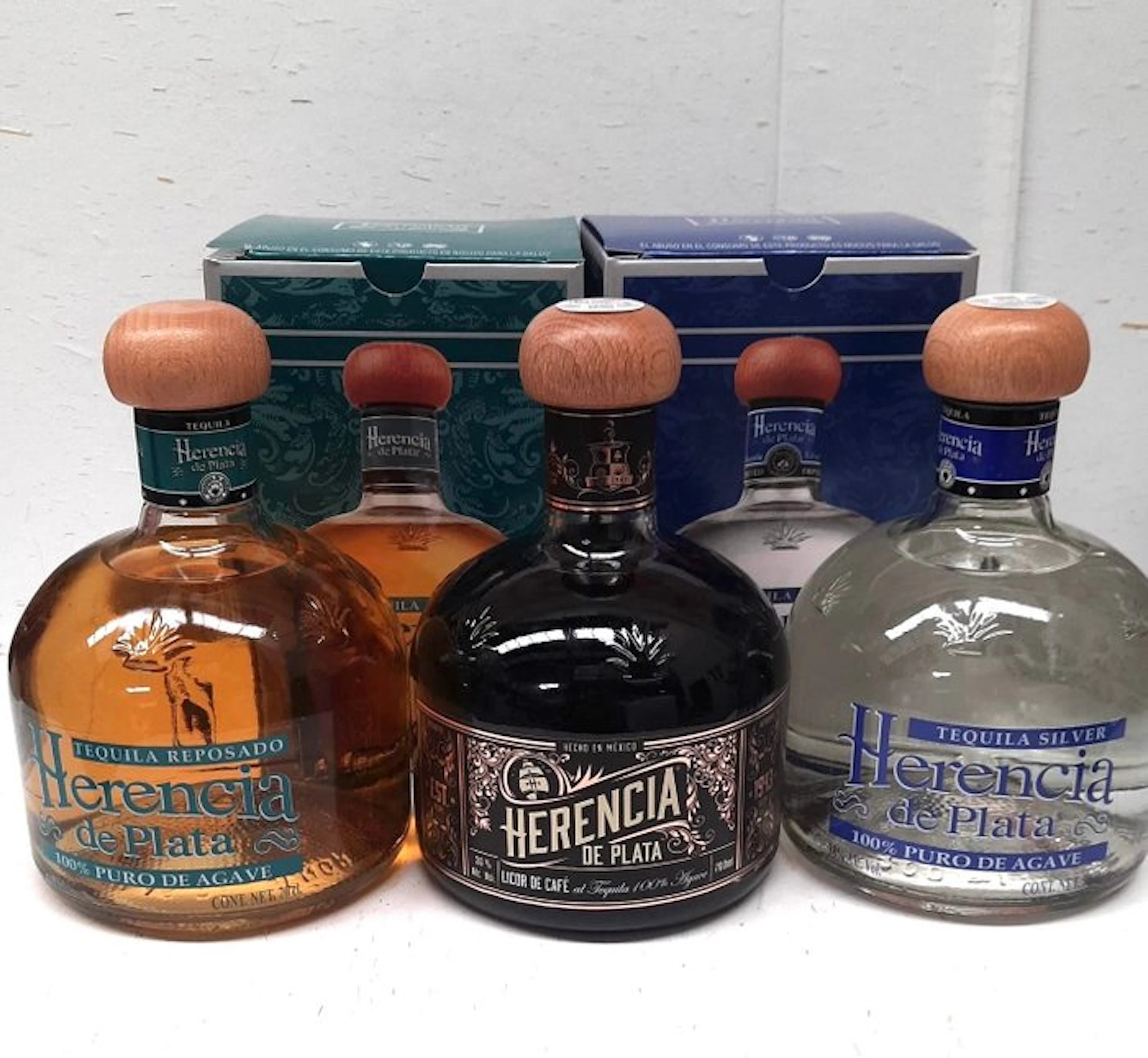 Herencia de Plata - Blanco, Coffee, Reposado - 700ml - 3 bottles