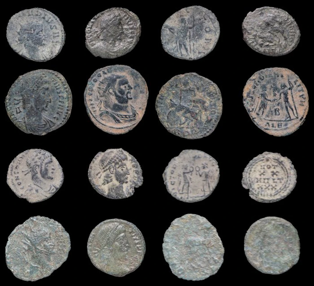Roman Empire Lot of 8 coins minted between the 3rd and 4th centuries AD