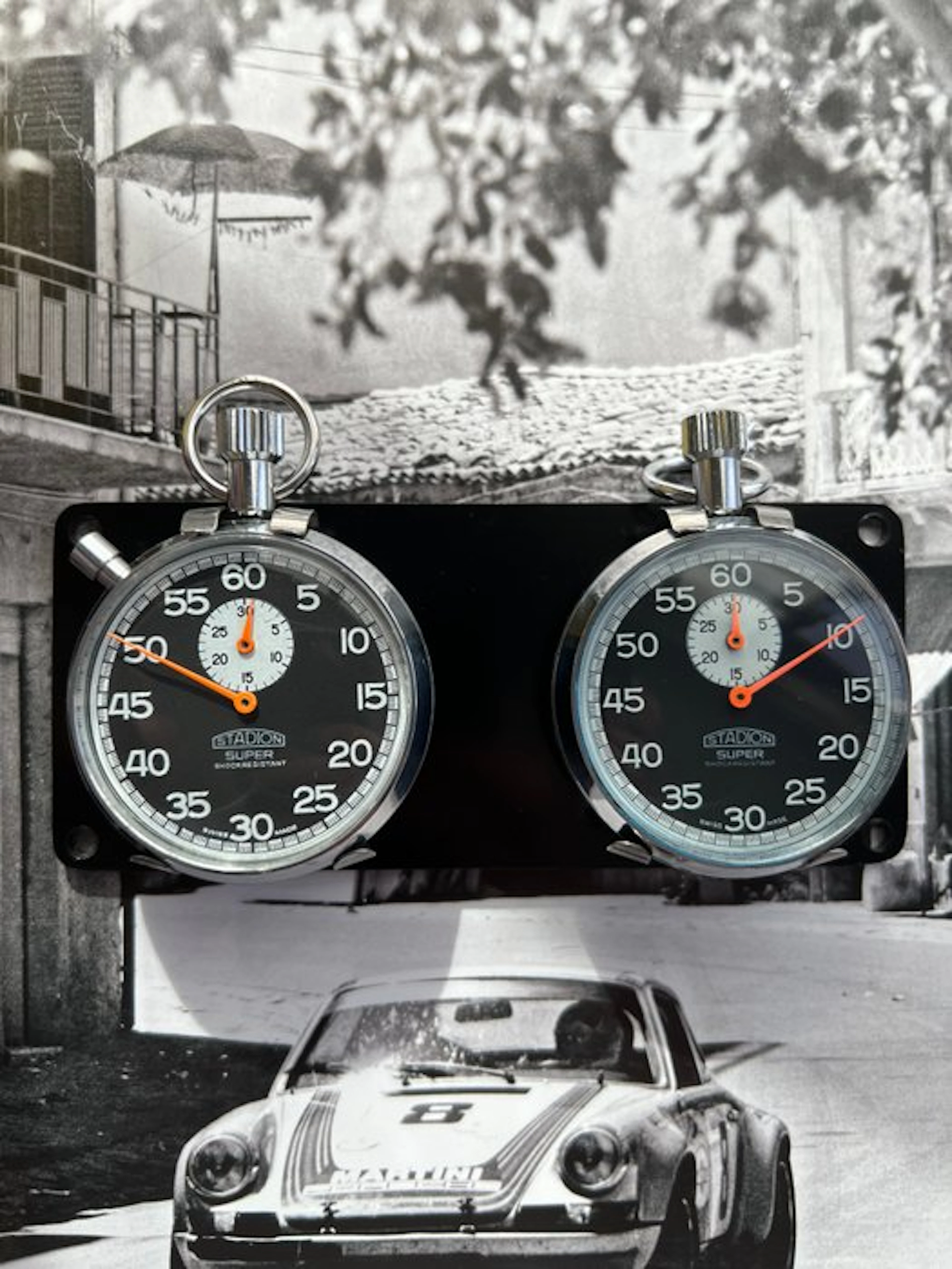 Stadion - Rally Timer Reverse Panda dial - 1960-1969