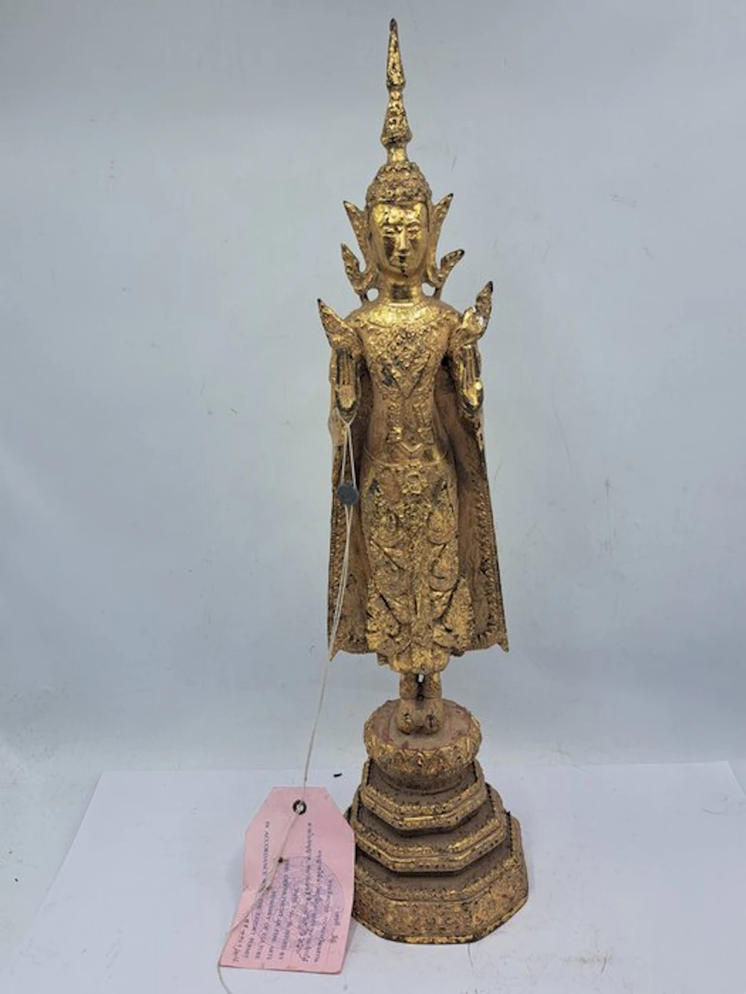 Rattannakosin H: 46cm - Statue - Abhaya Mudra (Gesture of...