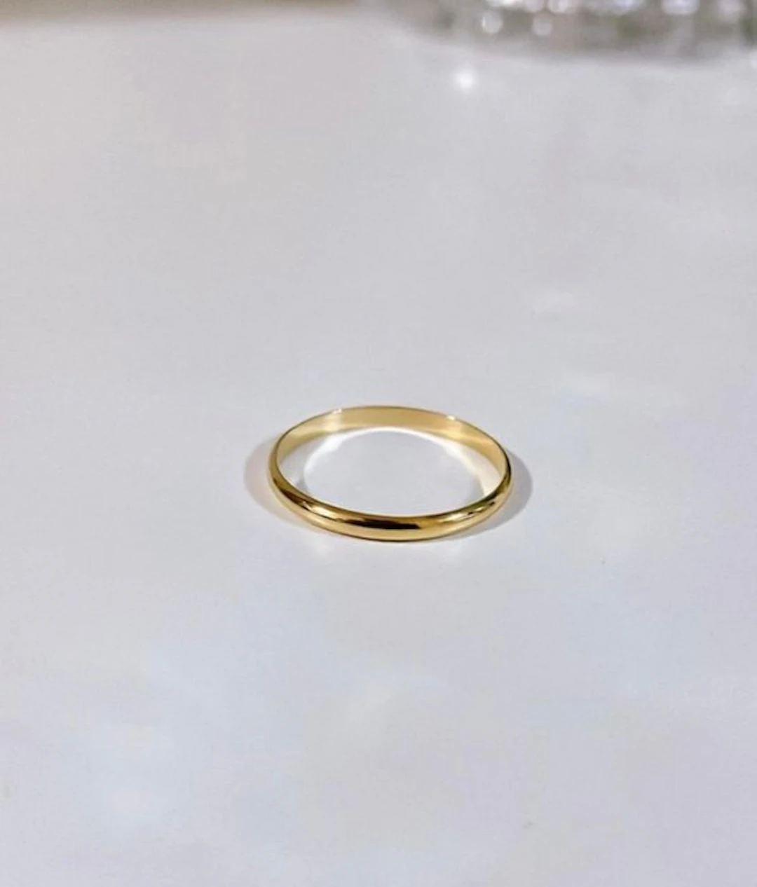 No reserve price - Ring - 18 kt. Yellow gold - ring size 23 - 0.9/1 g