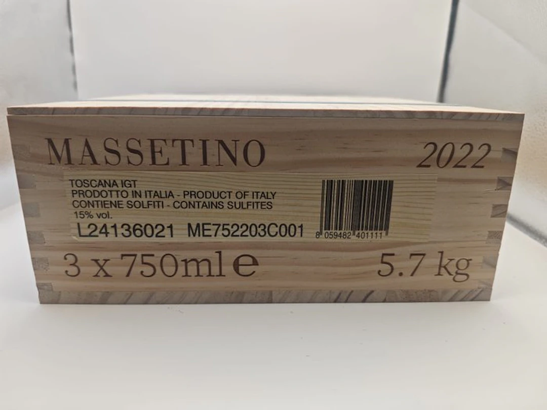 2022 Massetino - Tuscany - 3 Bottles (0.75L)
