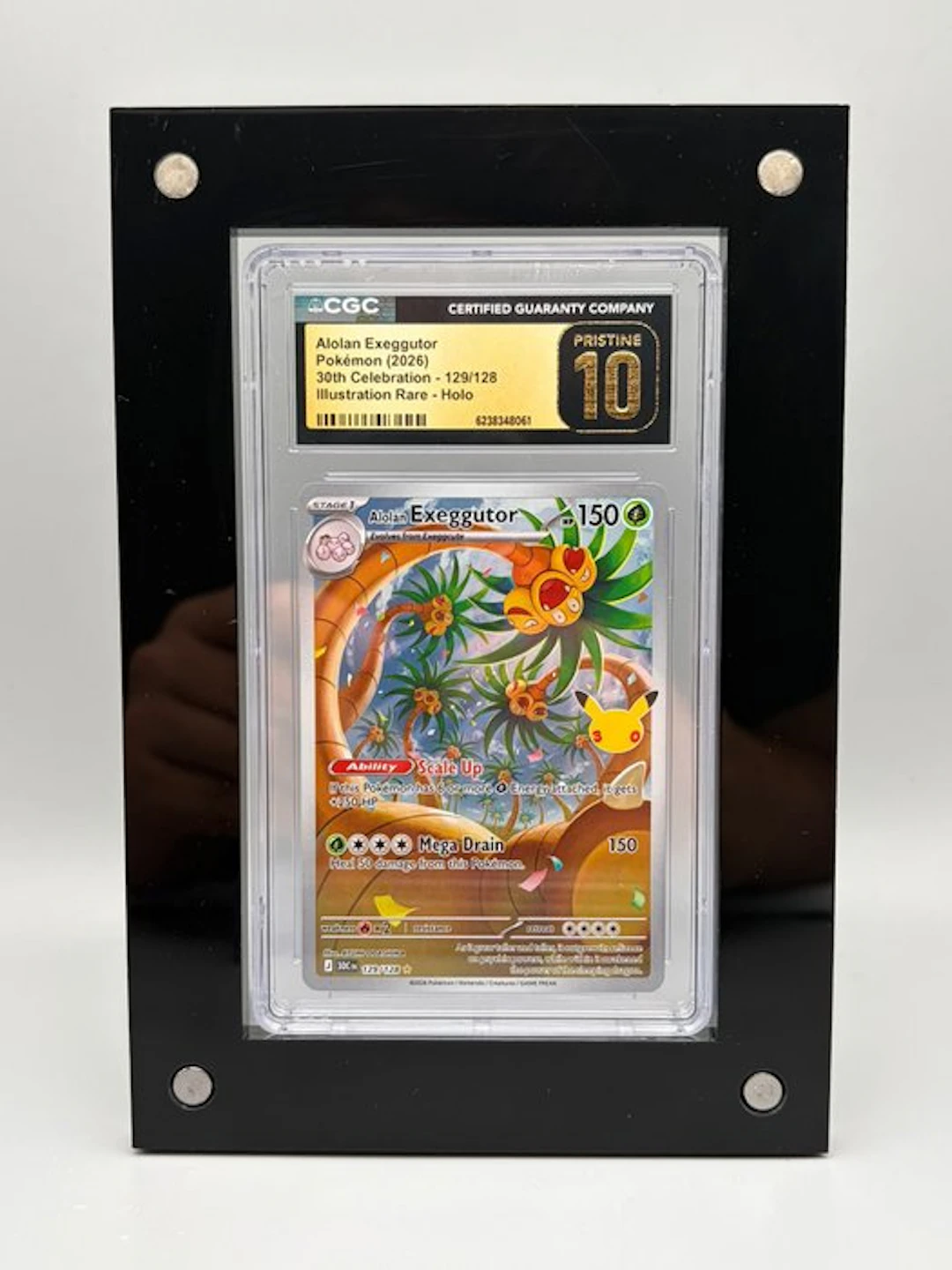 Pokémon - 1 Graded card - Alolan Exeggutor - 30th...
