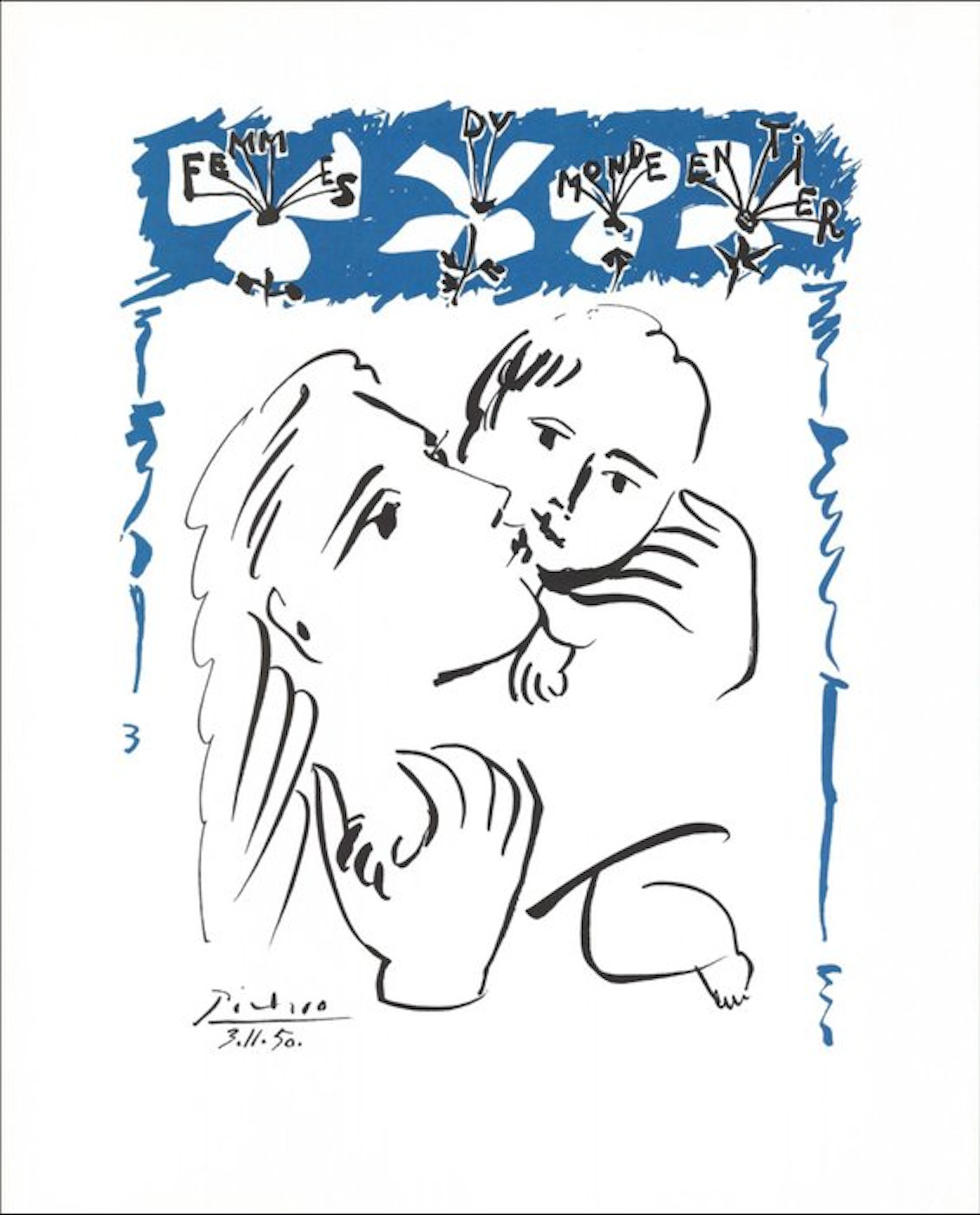 Pablo Picasso (1881-1973) - Woman and child