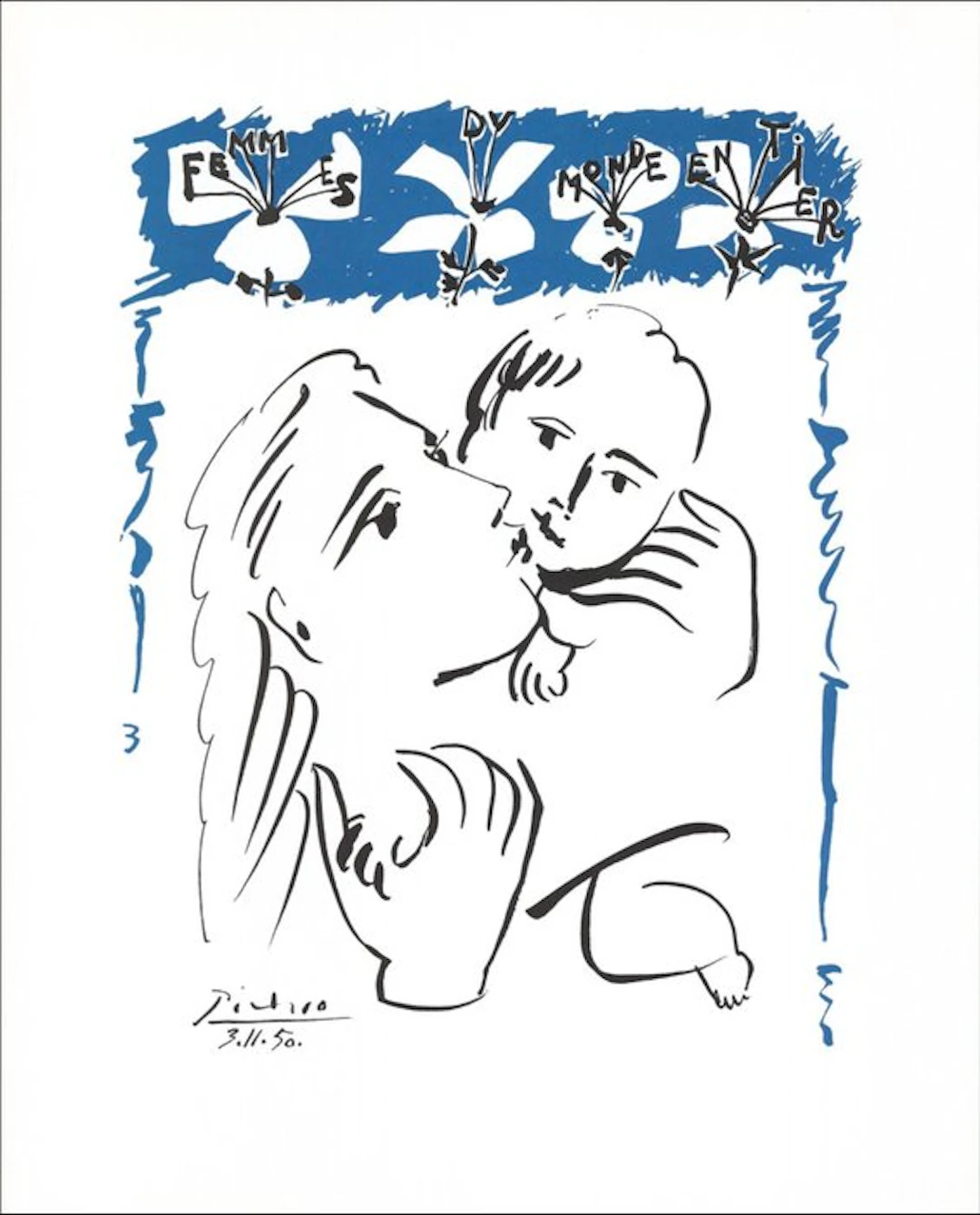 Pablo Picasso (1881-1973) - Woman and child