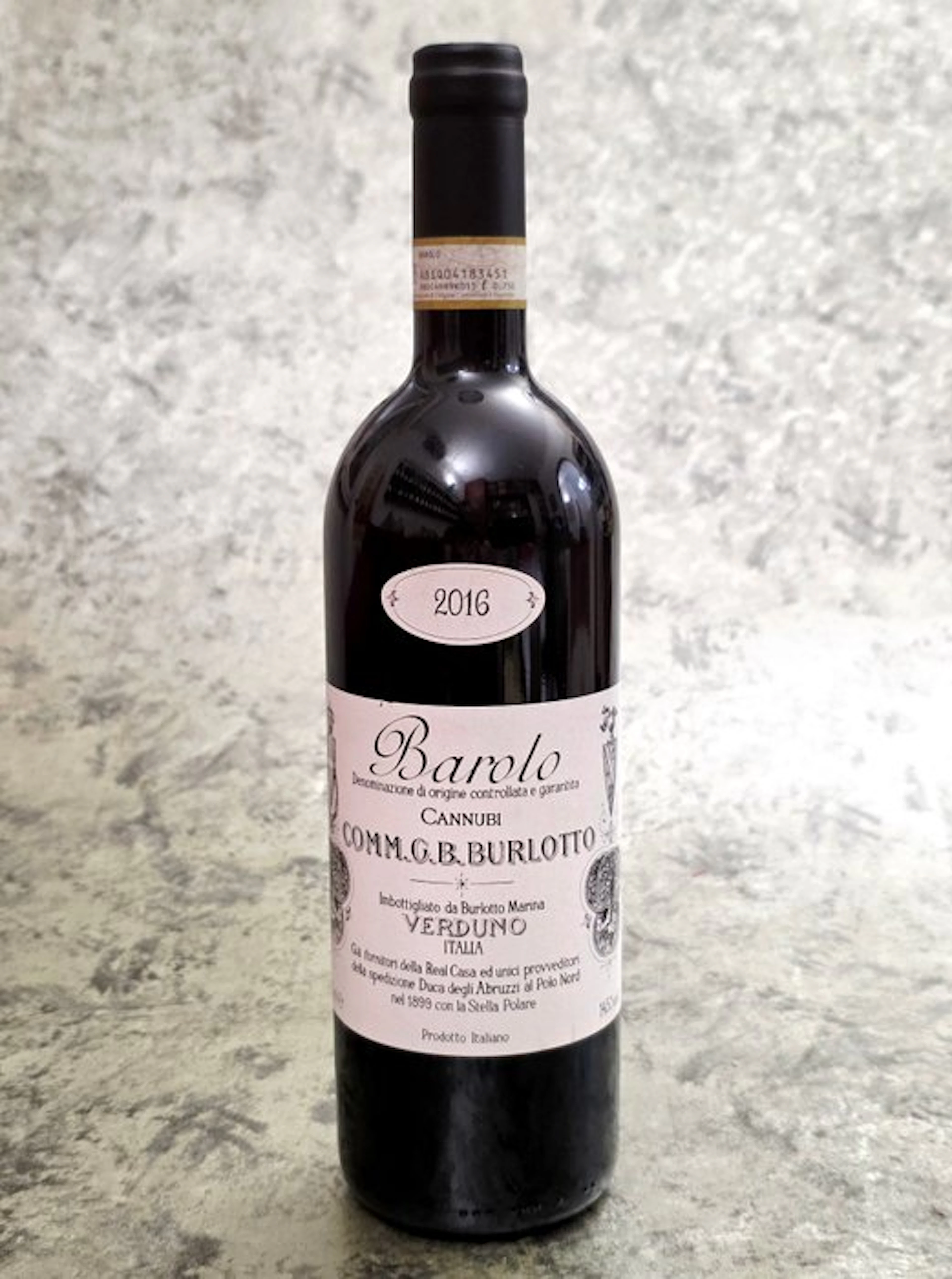 2016 Comm. G.B. Burlotto, Barolo Cannubi - Barolo DOCG - 1 Bottle (0.75L)
