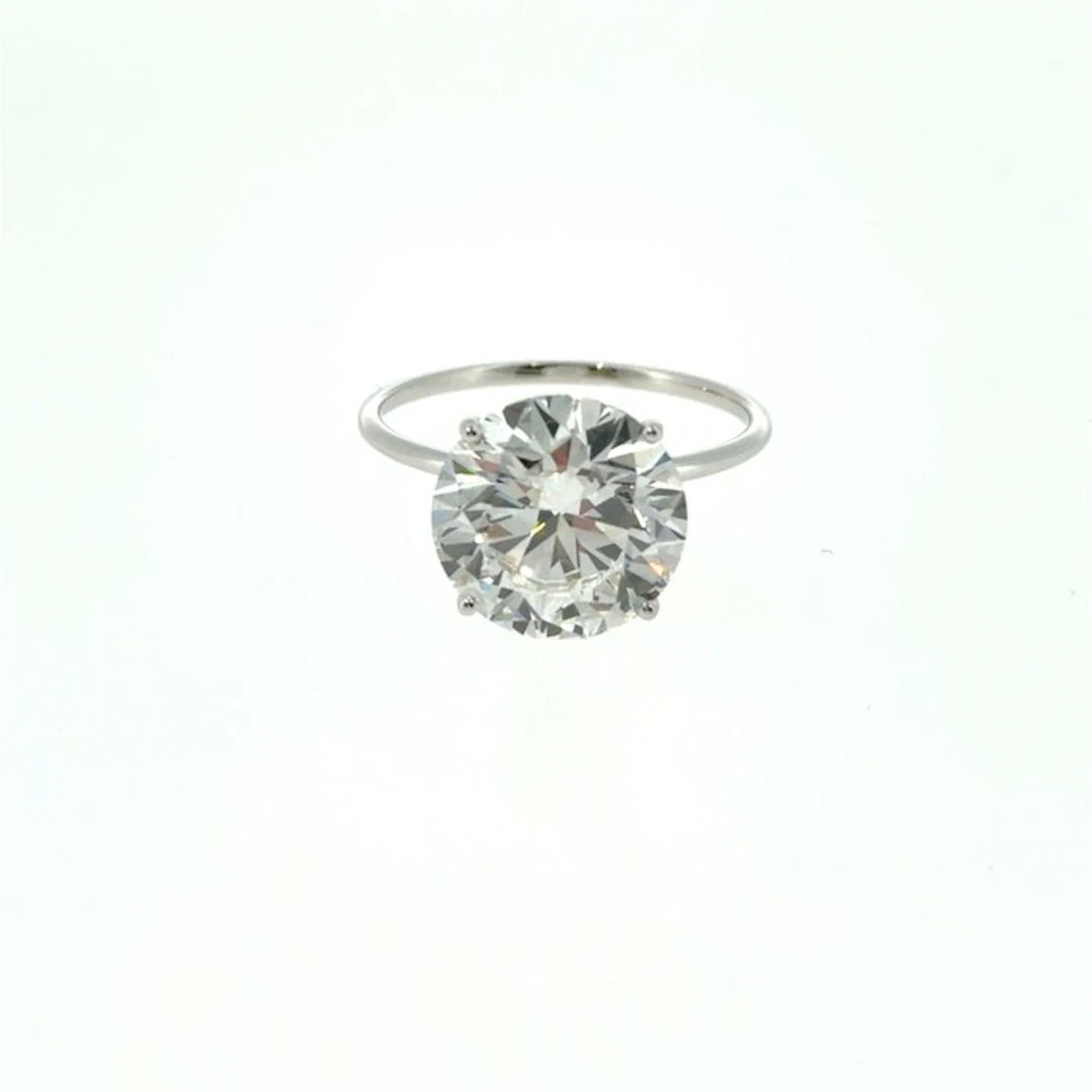 No reserve price - Ring - 14 kt. White gold - 3.00ct. tw. Diamond (Lab-grown)
