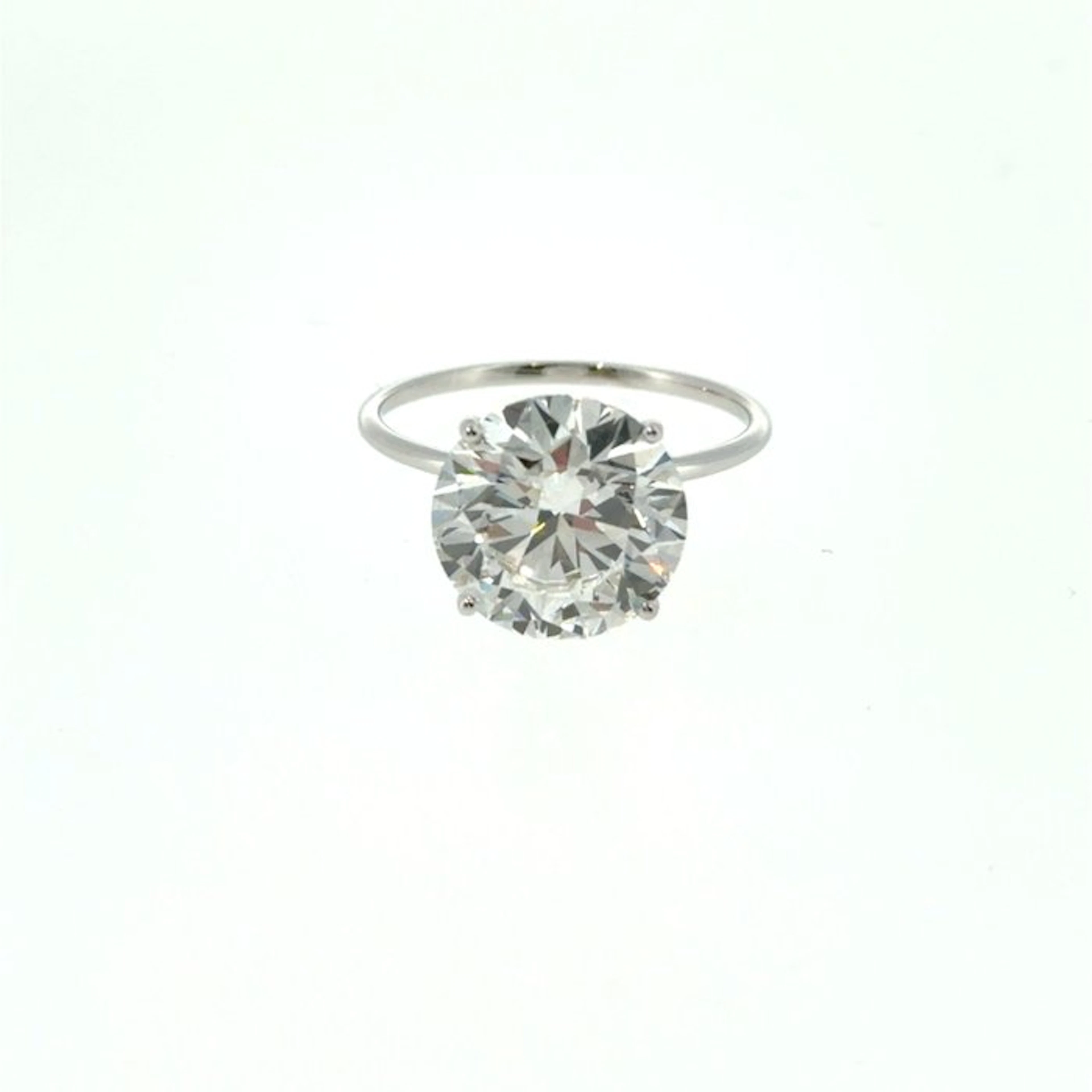 No reserve price - Ring - 14 kt. White gold - 3.00ct. tw. Diamond (Lab-grown)